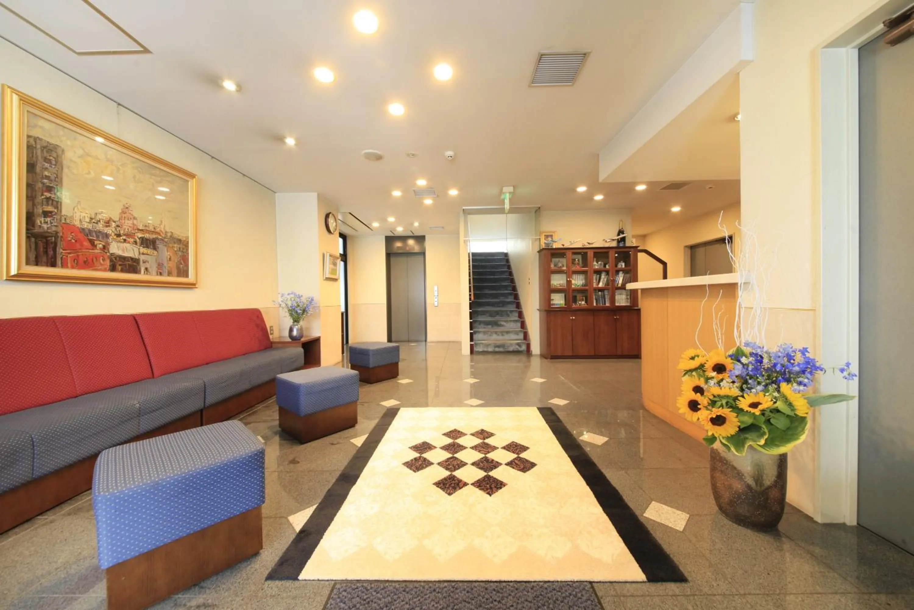 Lobby or reception in Hotel Morschein