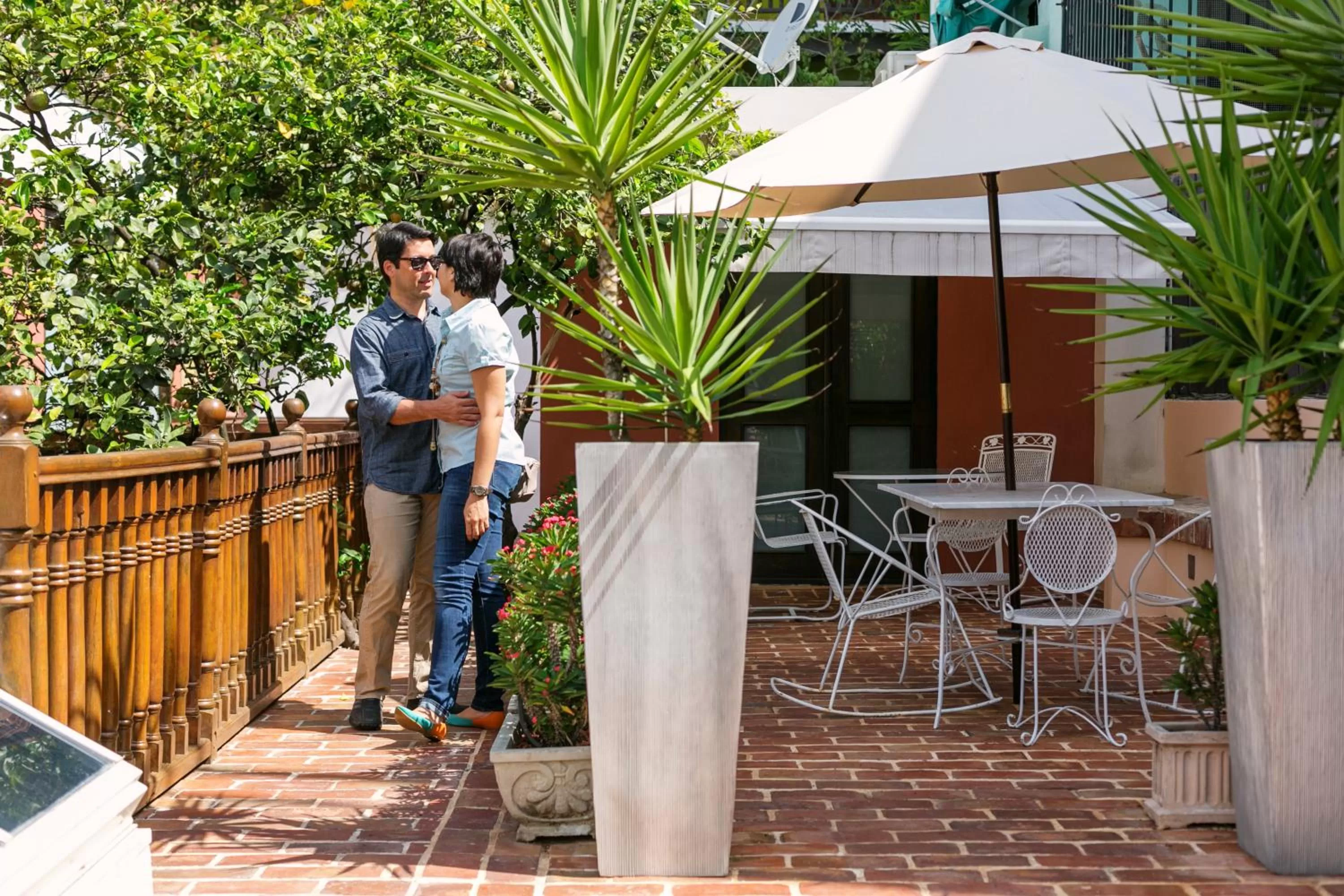 Balcony/Terrace in Villa Herencia Hotel