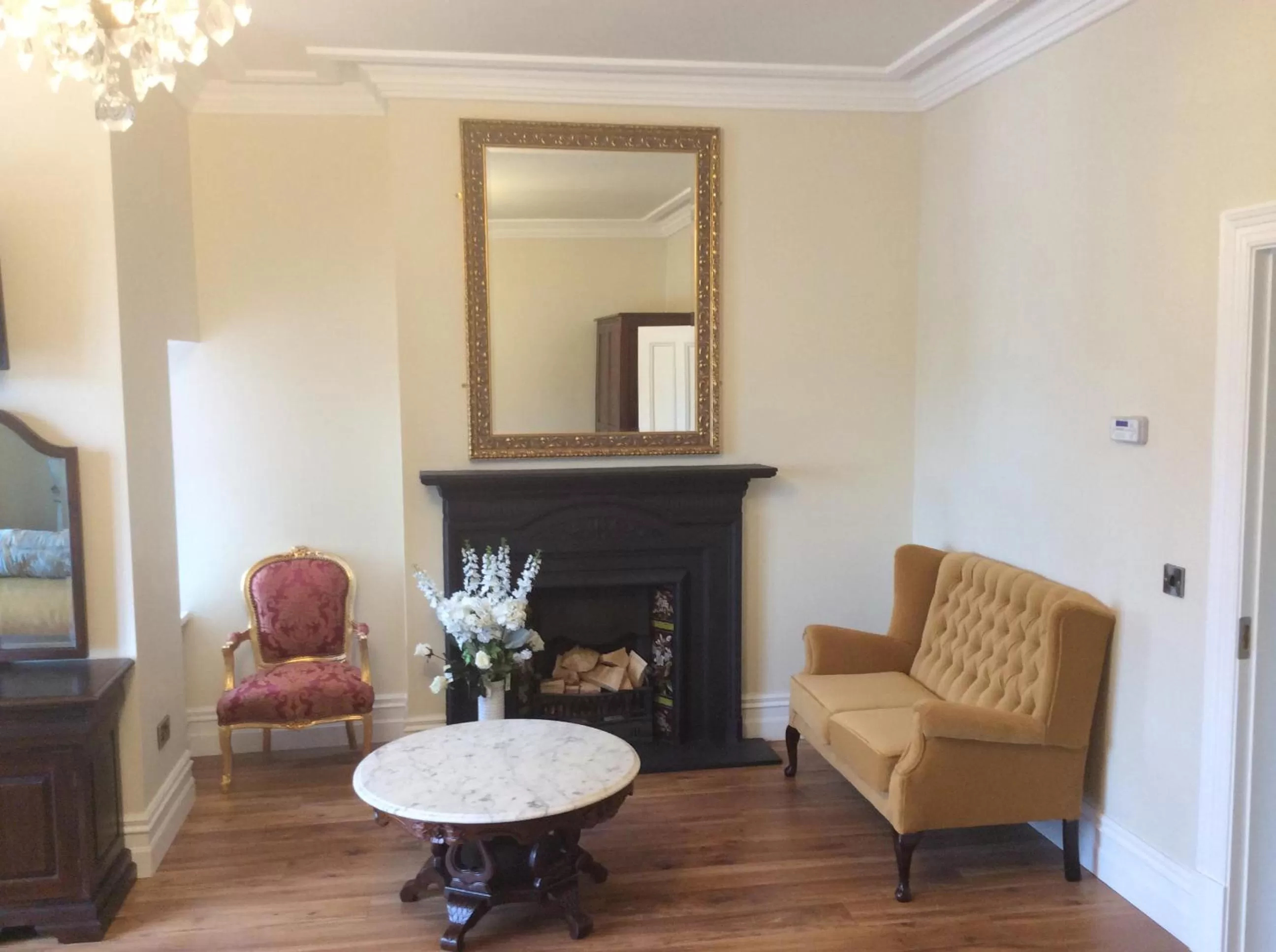 Seating area in St Columbs House