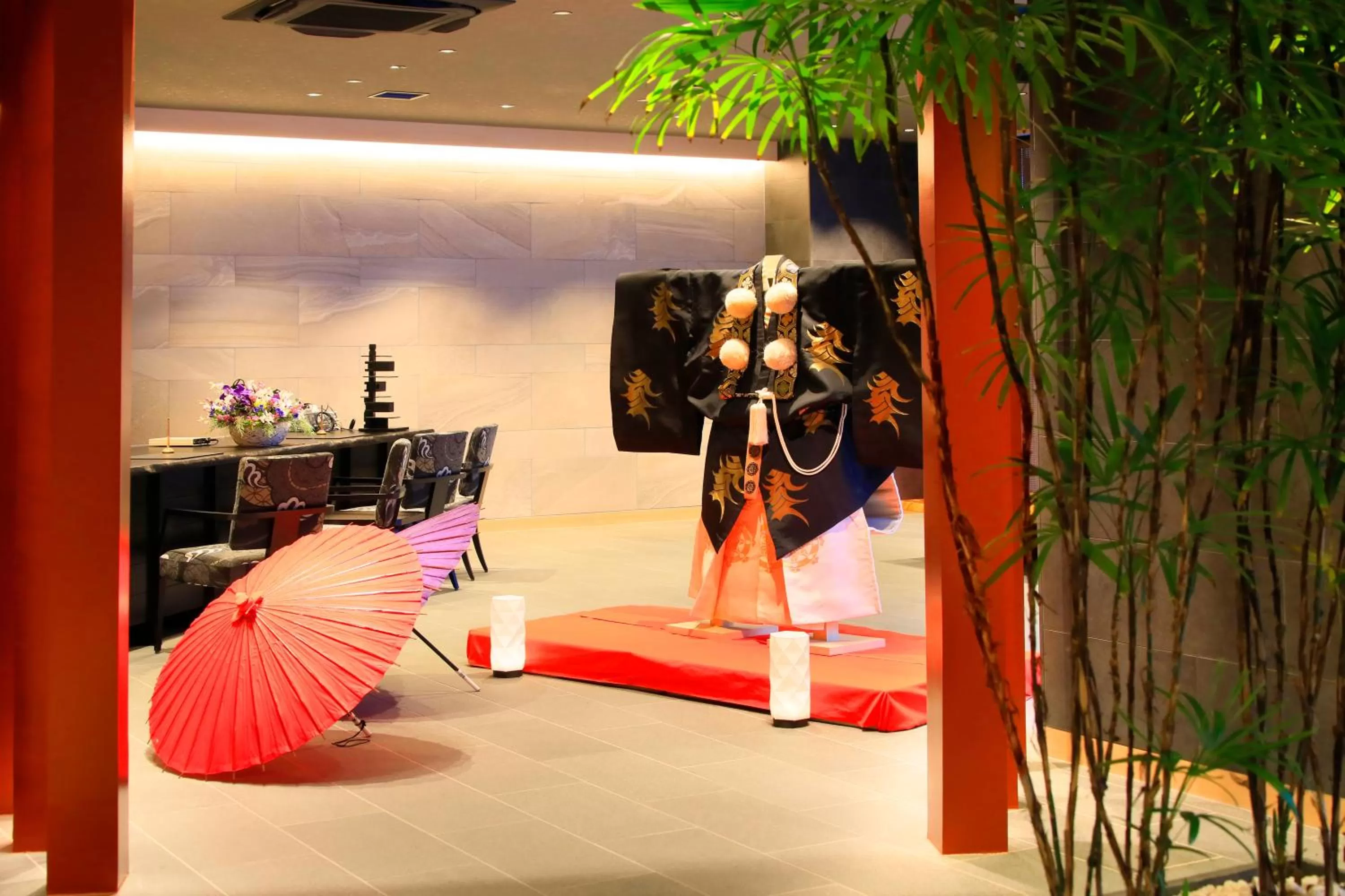 Area and facilities in Waqoo Naritasanmonzen