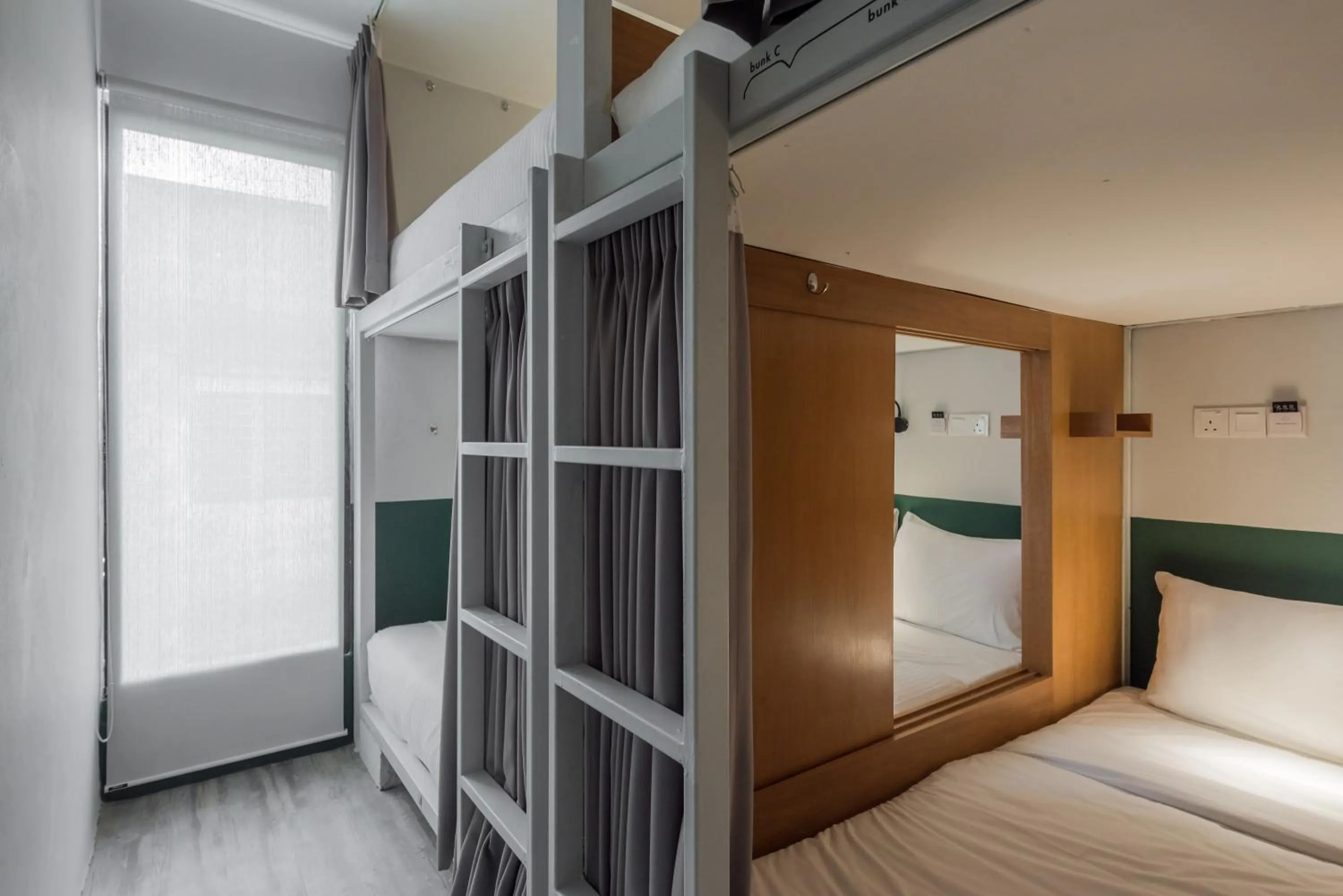 bunk bed in Bunk & Bilik Hotel Jalan Ipoh