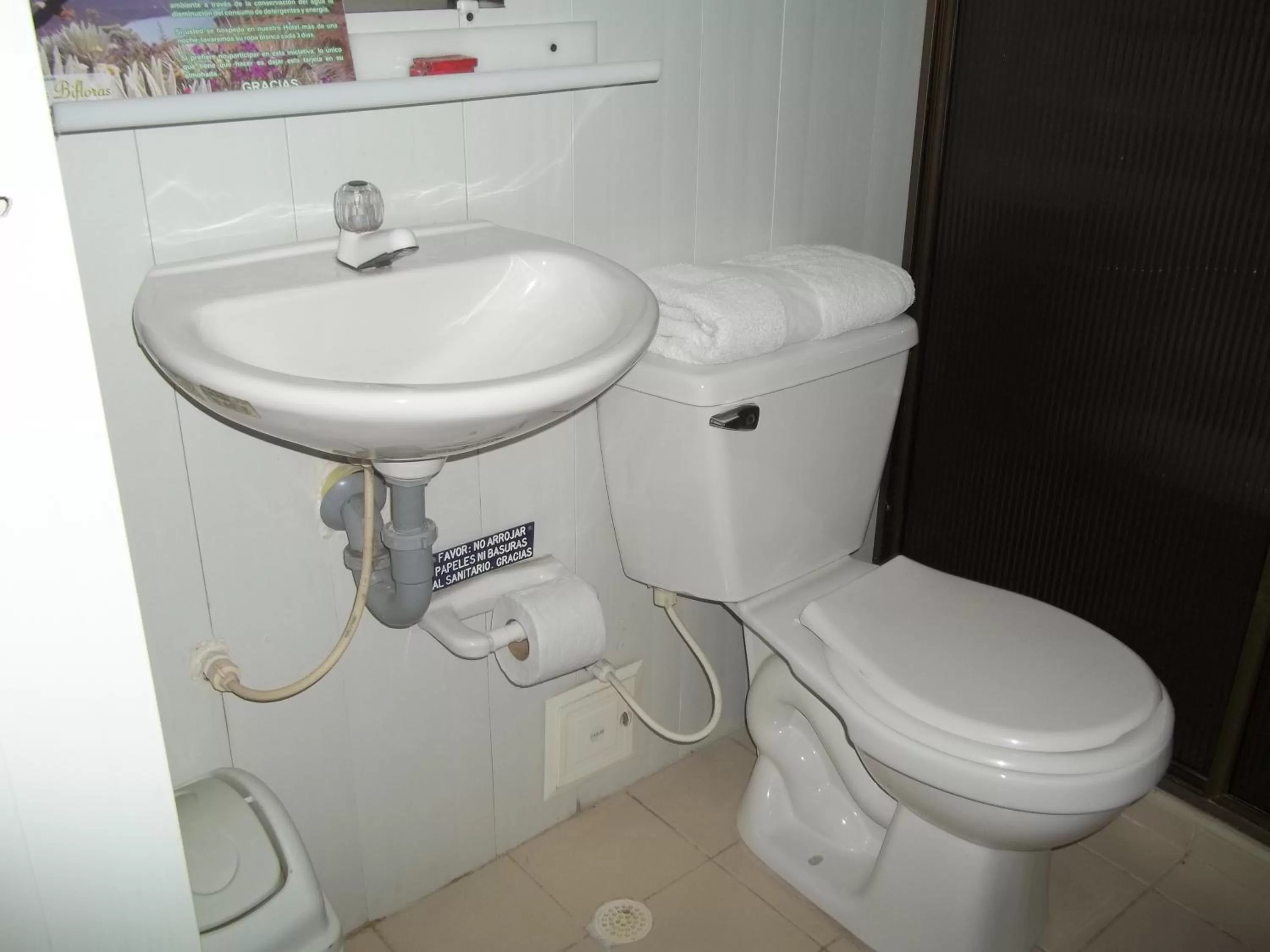 Bathroom in Cabañas Las Bifloras