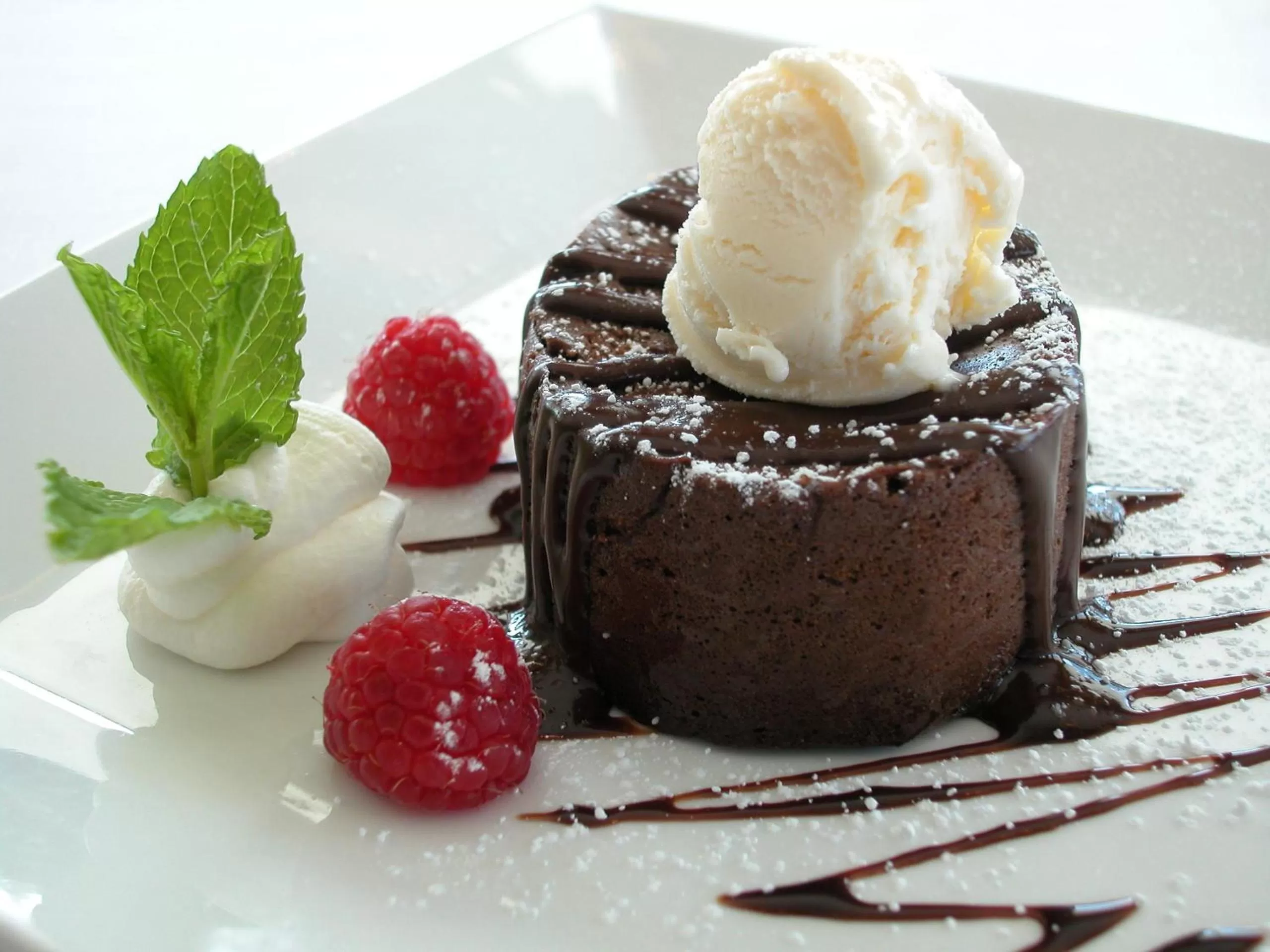 Food close-up in Delta King Hotel