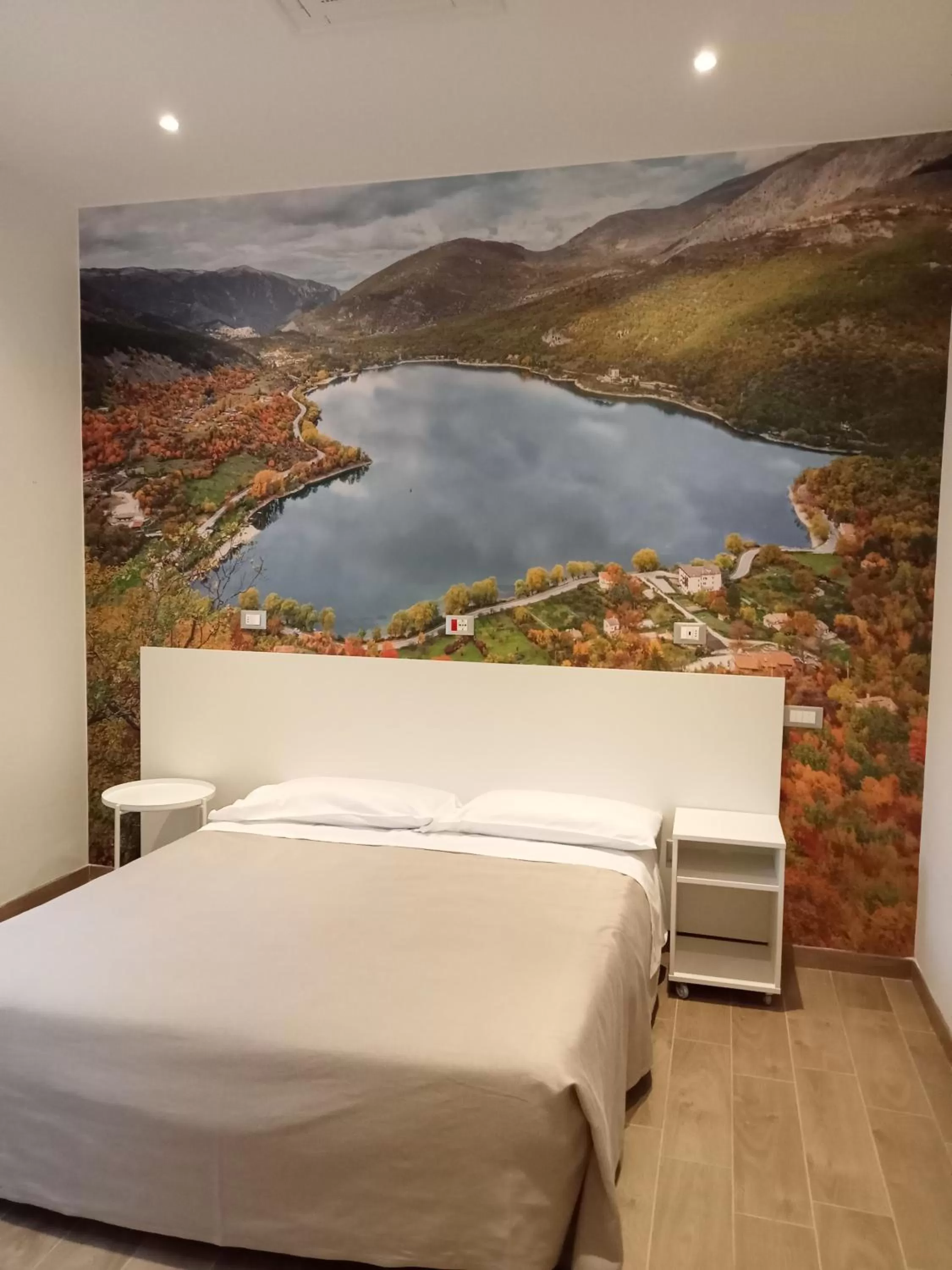 Bedroom, Bed in Hotel Porta Rivera