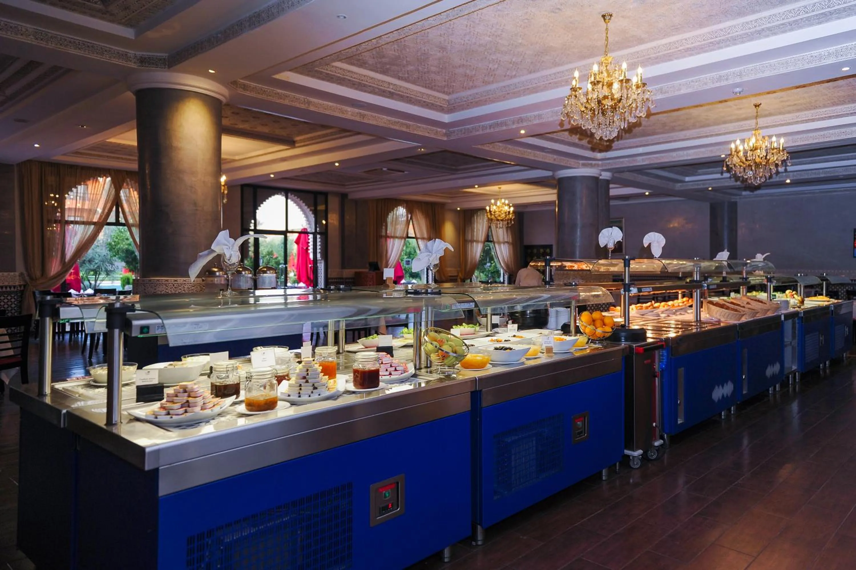 Buffet breakfast in Ennakhil Marrakech Hotel & SPA