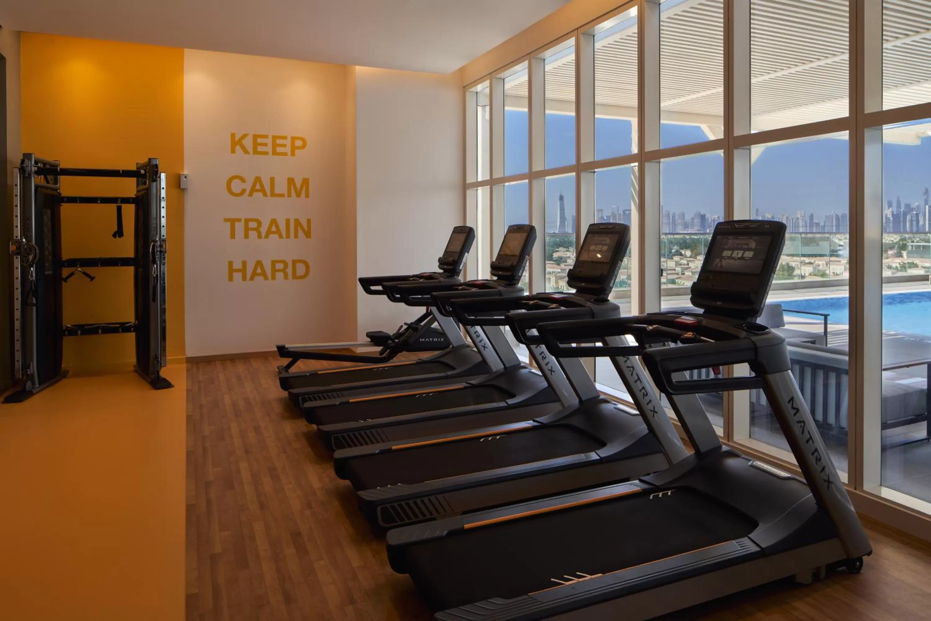 Fitness centre/facilities in Novotel Jumeirah Village Triangle