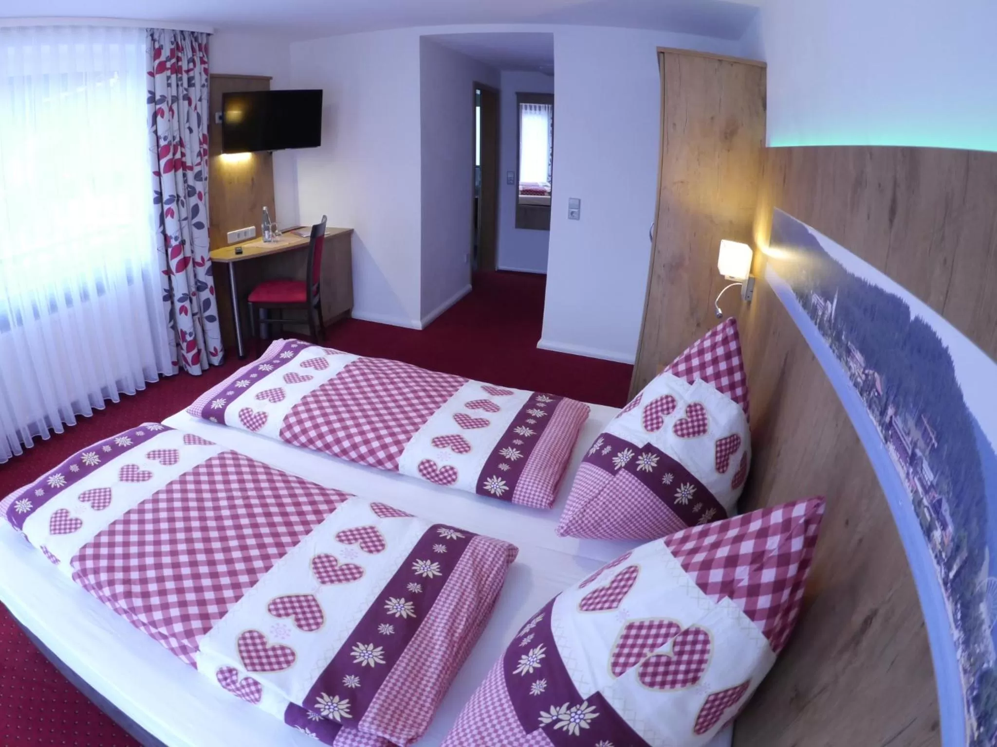 Decorative detail, Bed in Gästehaus Café Heck Titisee