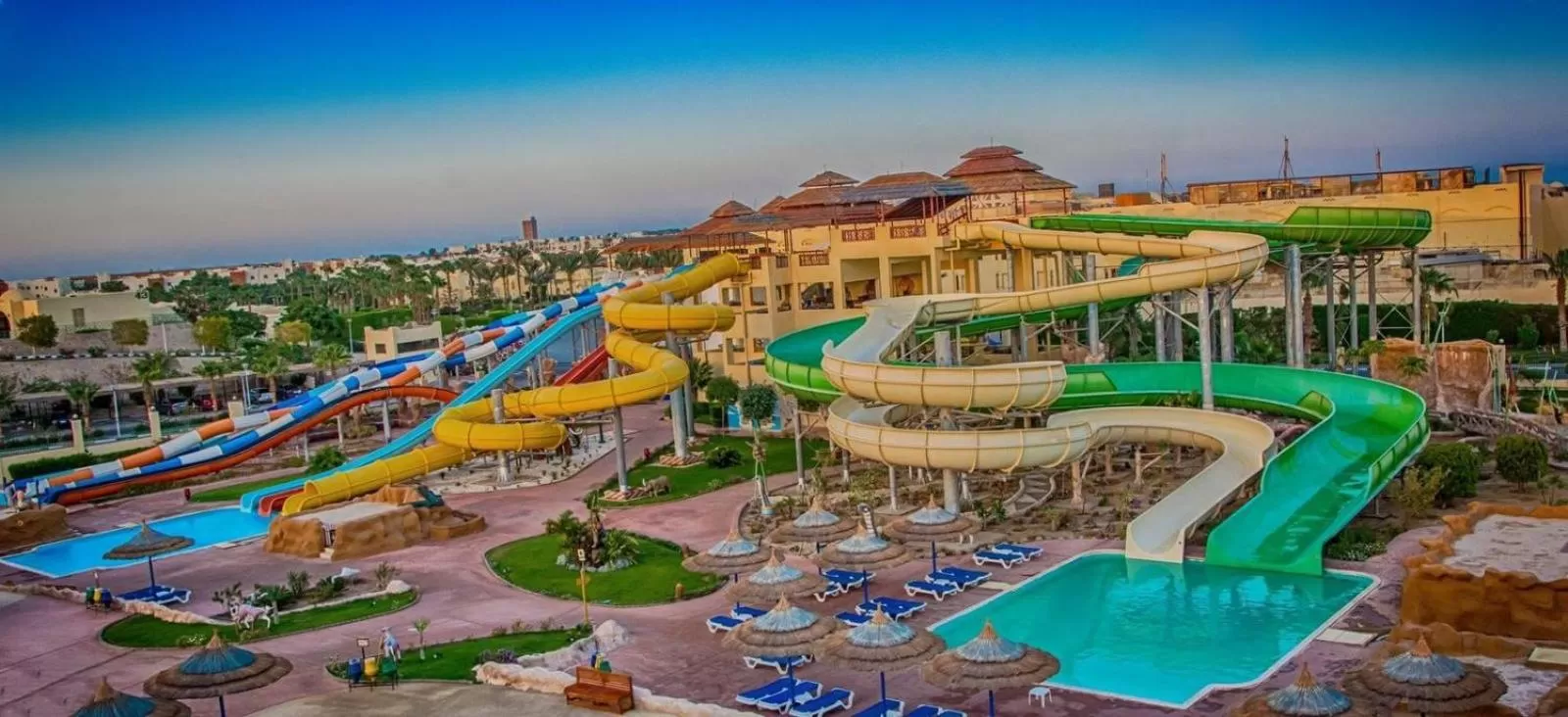 Pool view, Water Park in Xanadu Makadi Bay - High Class All Inclusive