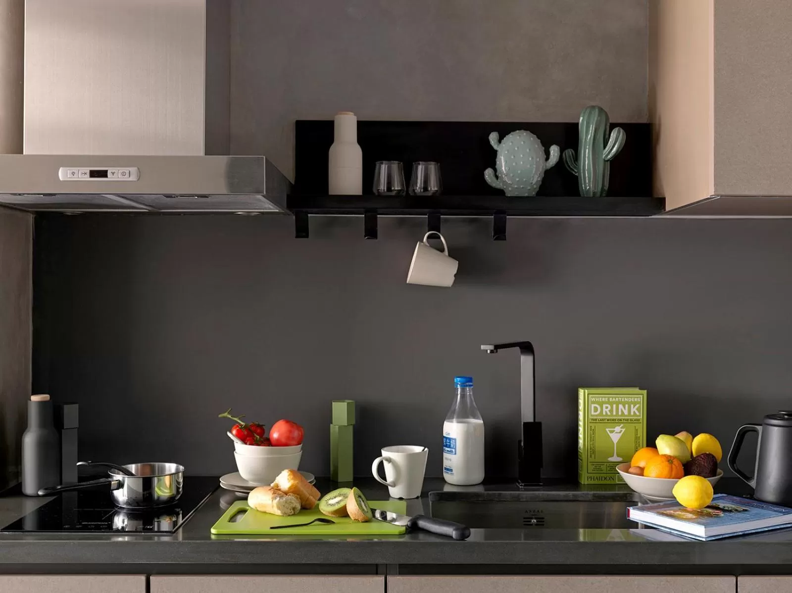 Kitchen or kitchenette in Stey Beijing Wangfujing Hotel