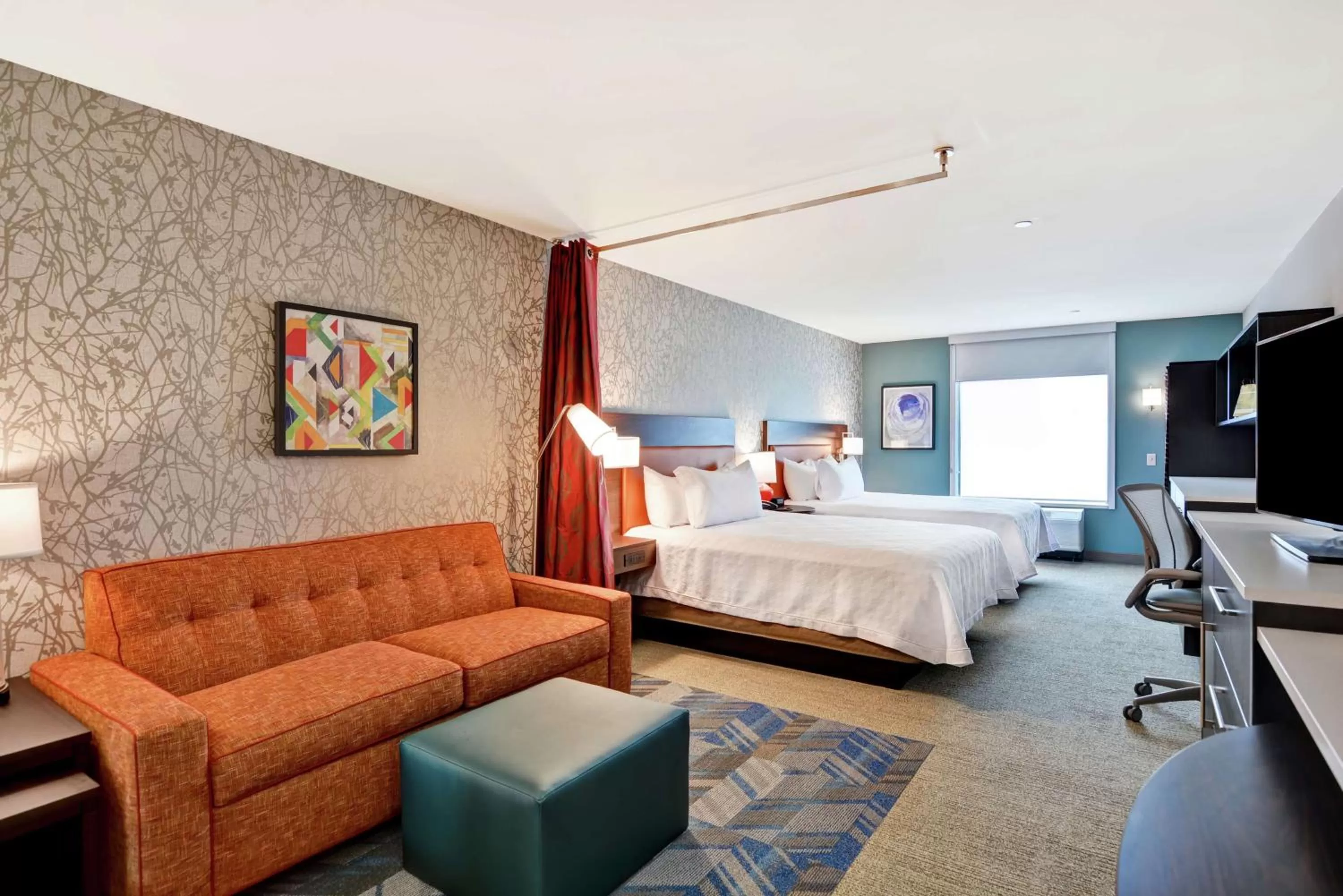 Bedroom, Bed in Home2 Suites By Hilton Madison Huntsville Airport