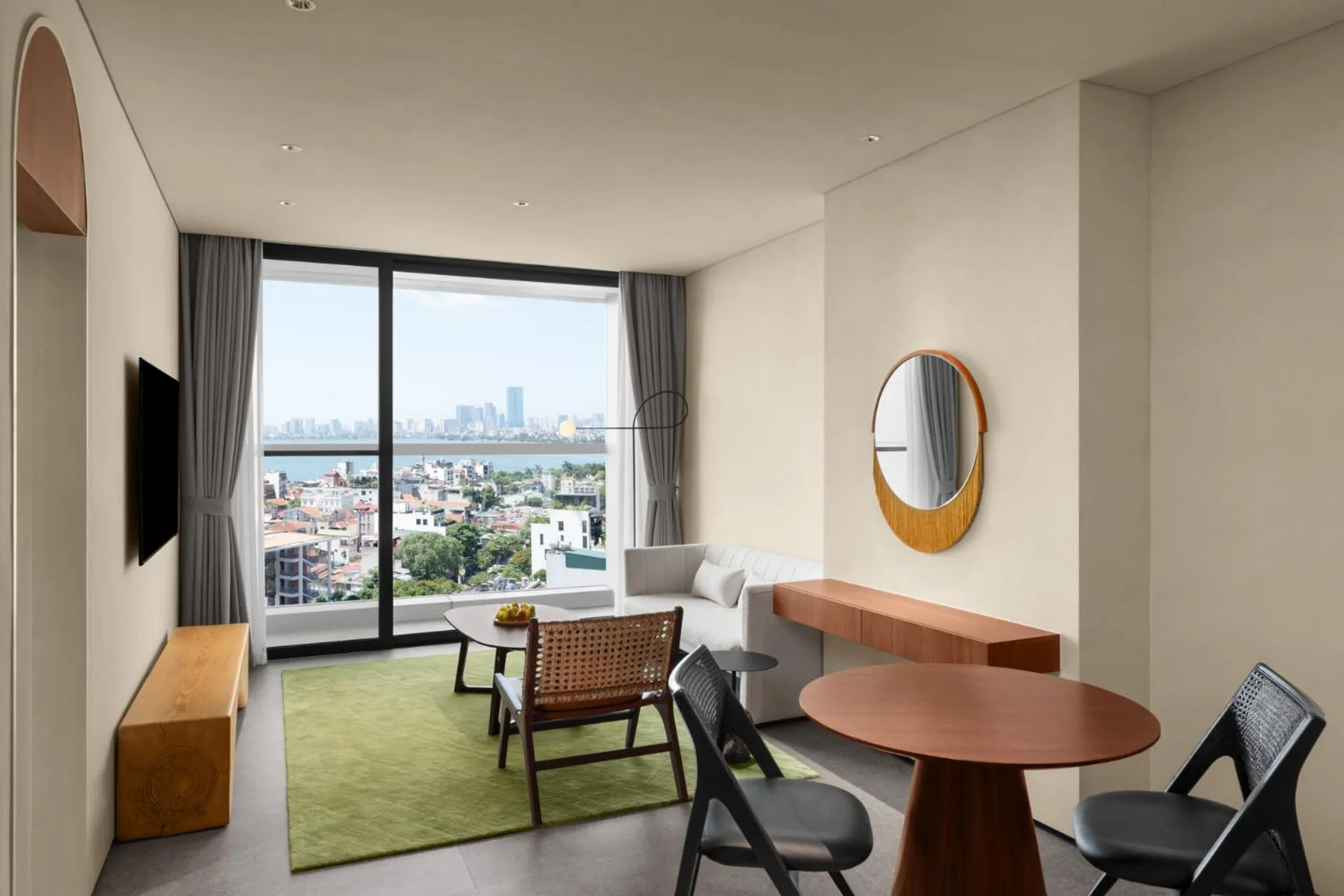 Living room in L7 WEST LAKE HANOI by LOTTE HOTELS