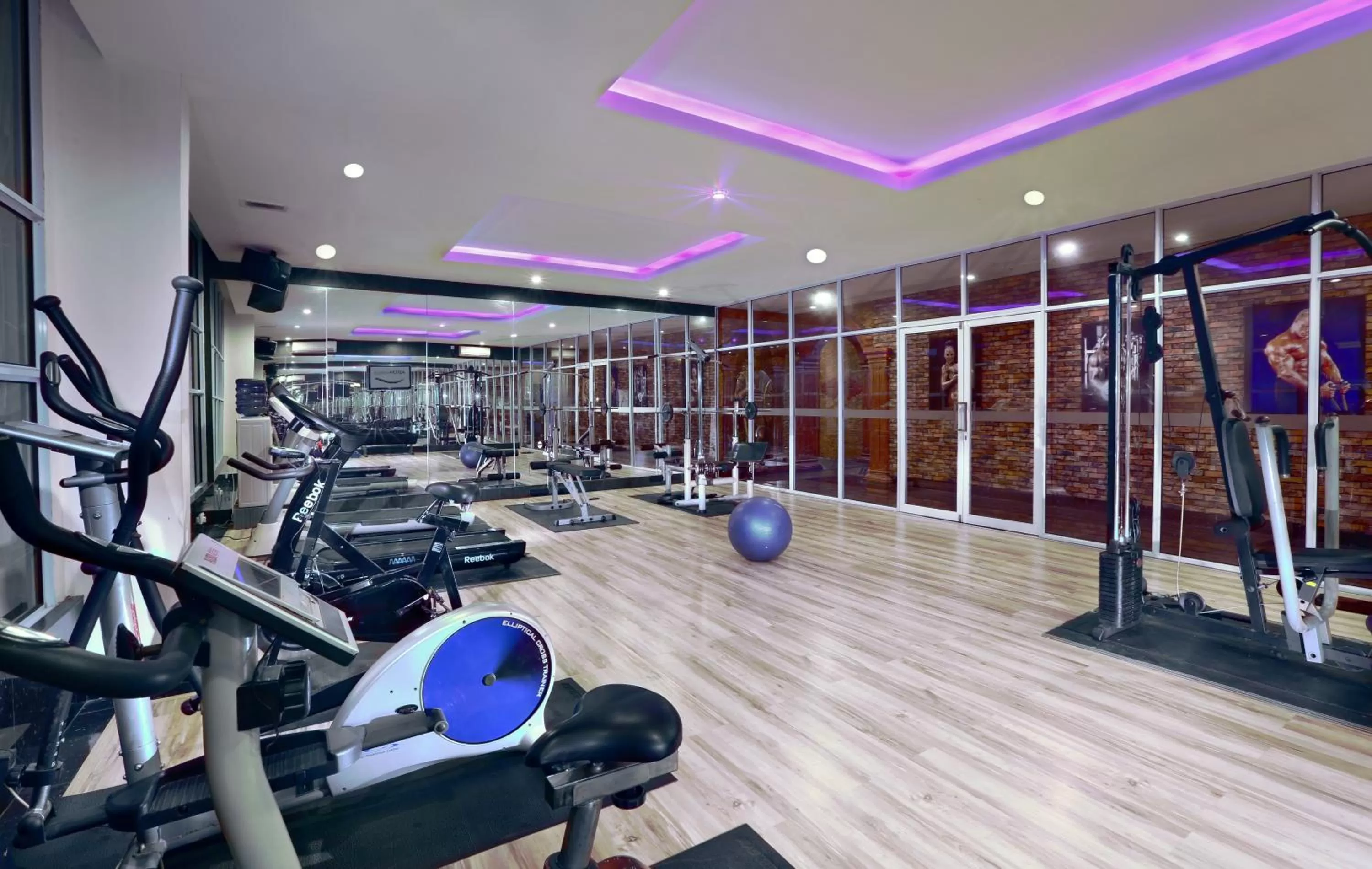 Fitness centre/facilities in Aston Karimun City Hotel