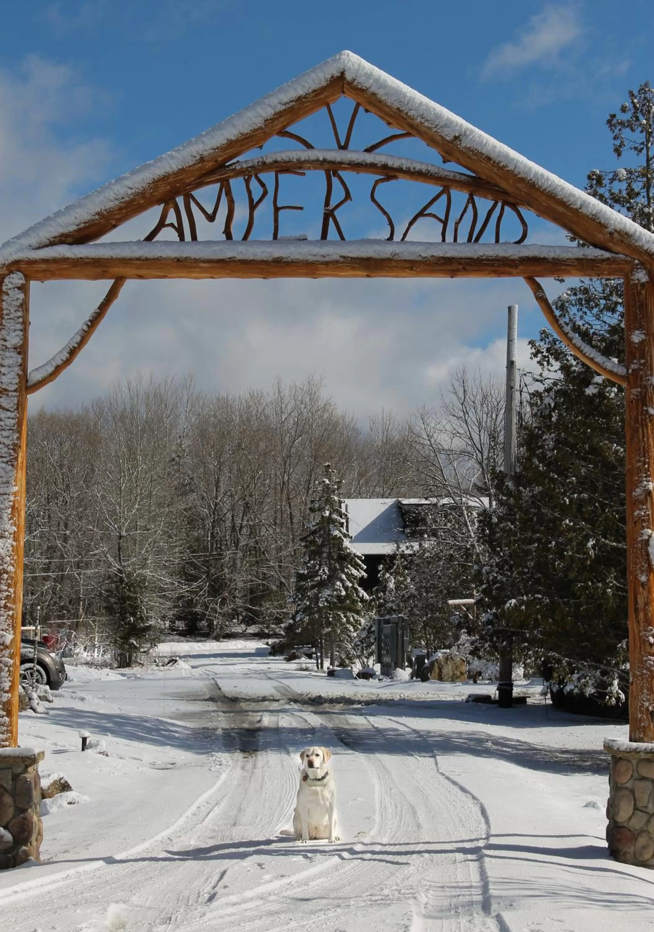 Winter in Ampersand Bay Resort