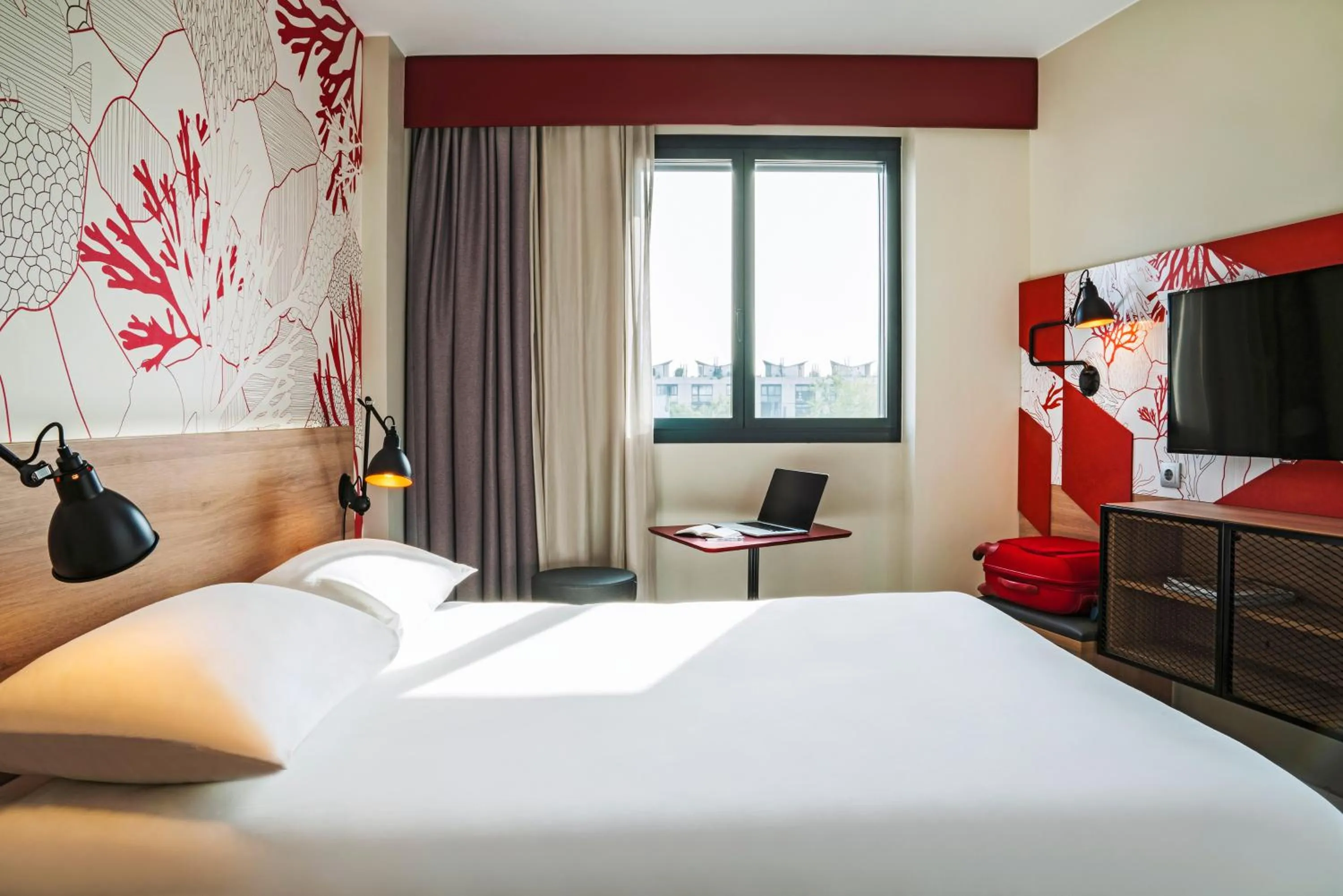 Bed in ibis Styles Barcelona City Bogatell