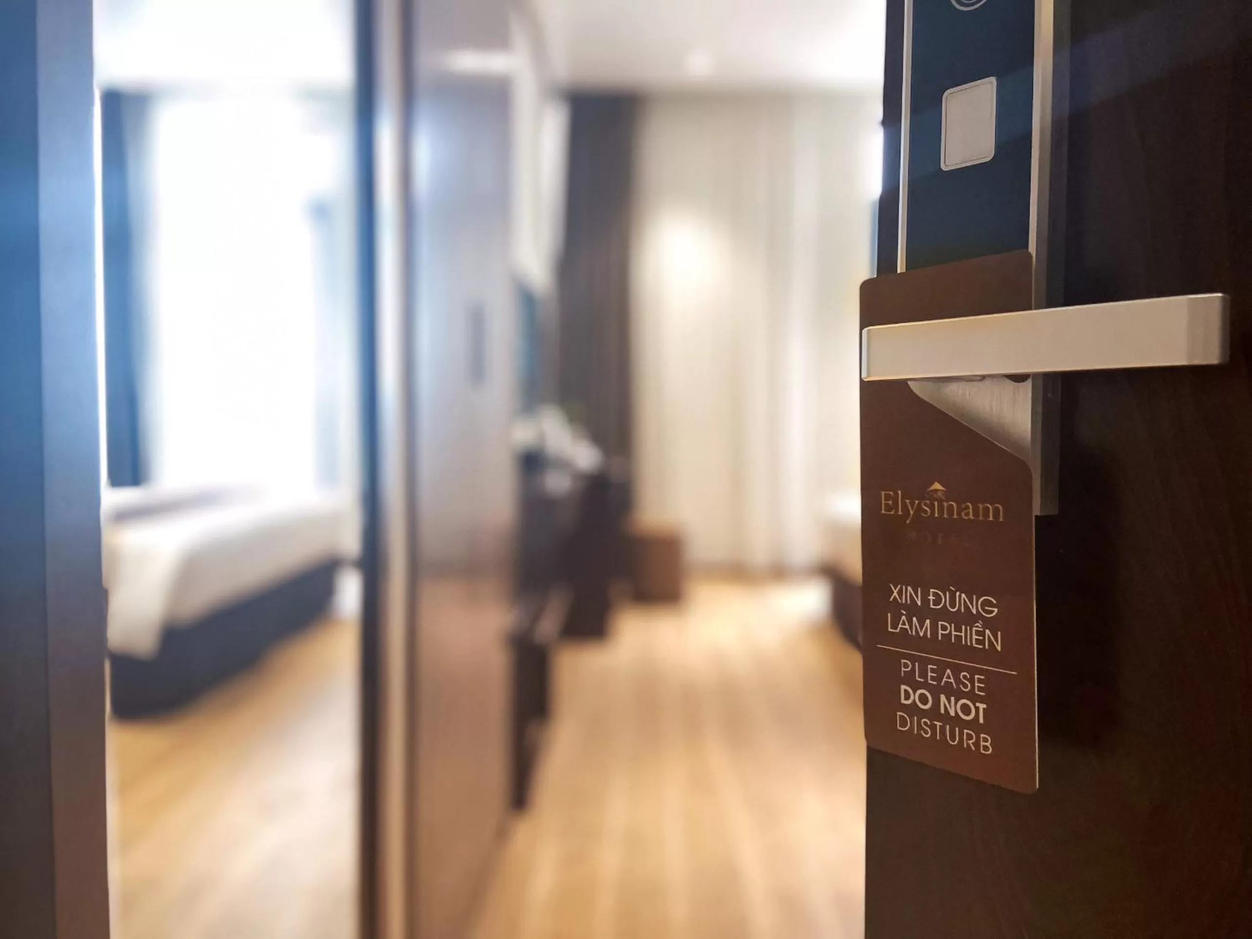 Property logo or sign, Bed in Elysinam Boutique Hotel Ha Long