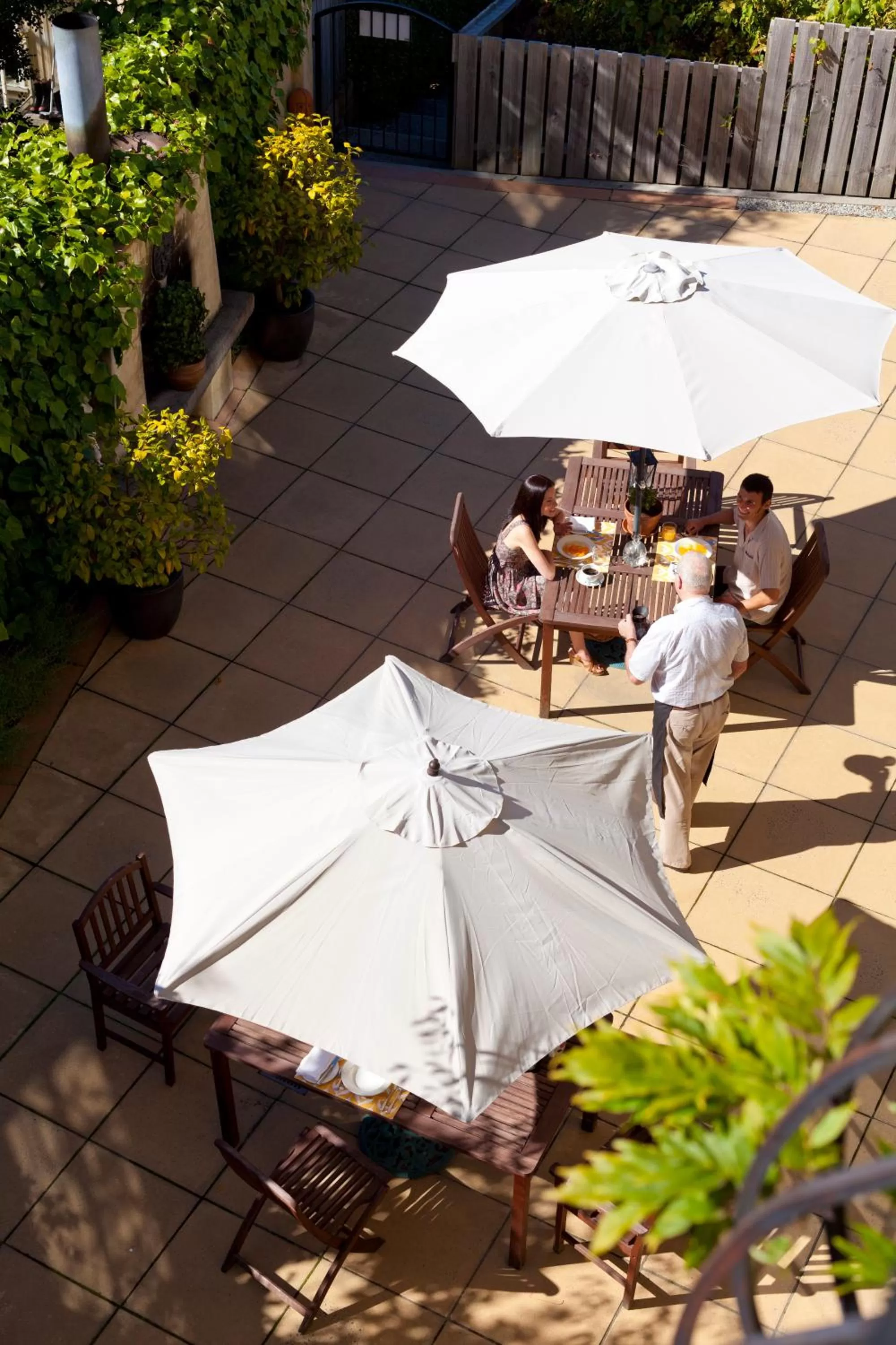 Patio in Browns Boutique Hotel