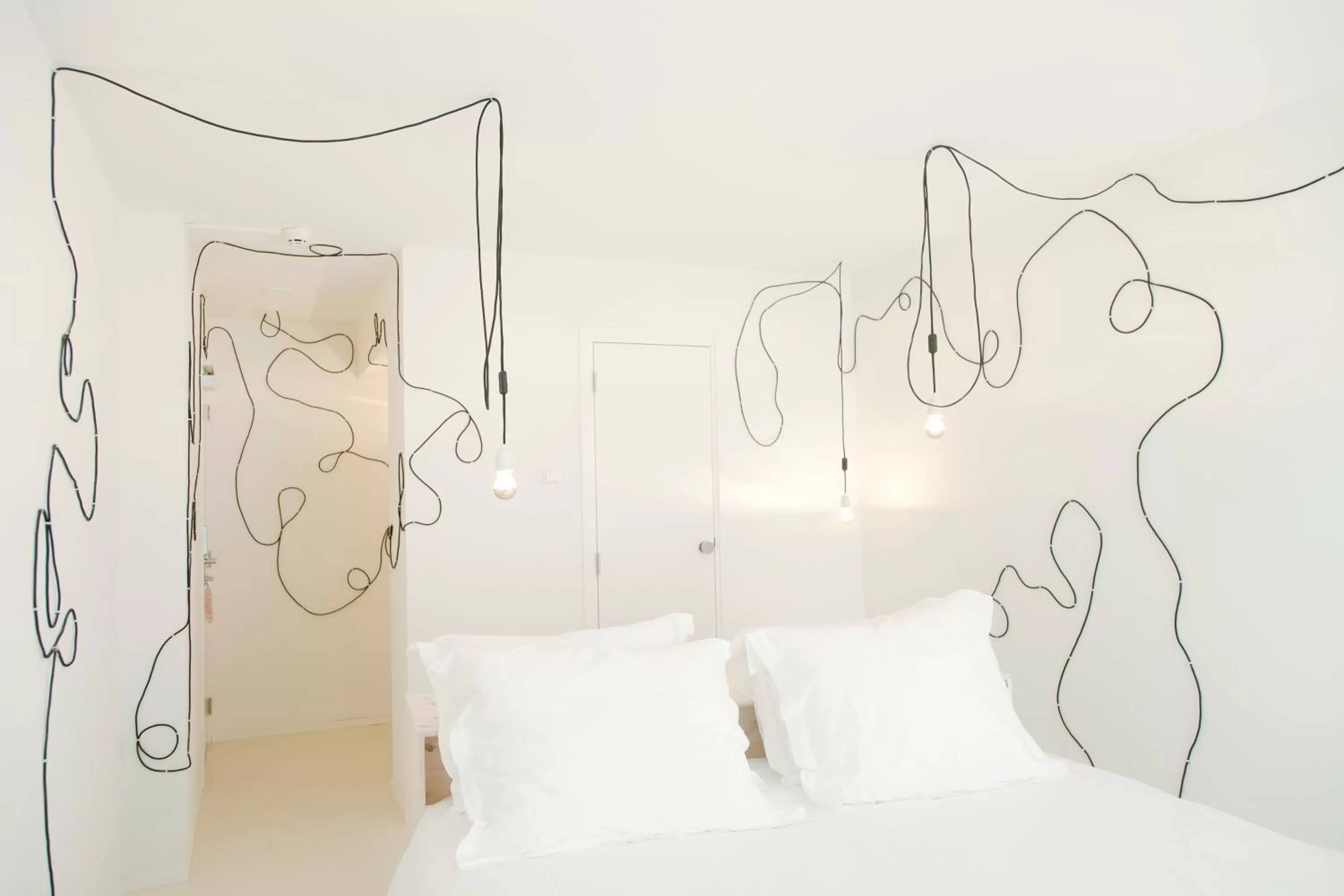 Decorative detail, Bed in Hotel The Exchange