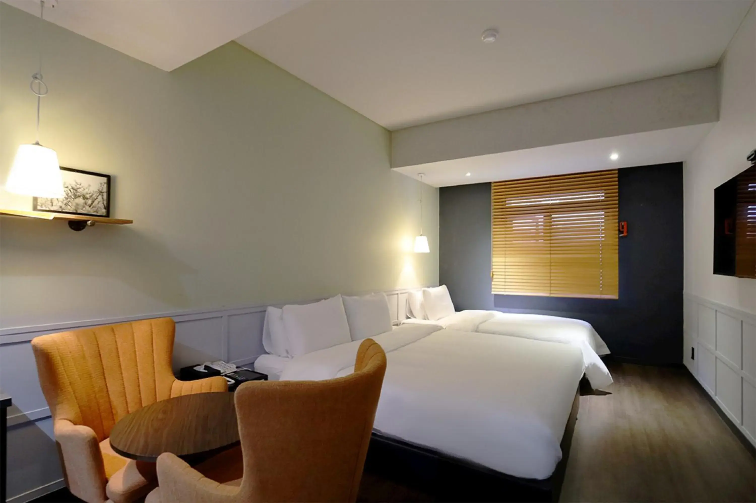 Twin Room in Seomyeon Hound Hotel 1st Street Twin Room in Seomyeon Hound Hotel 1st Street