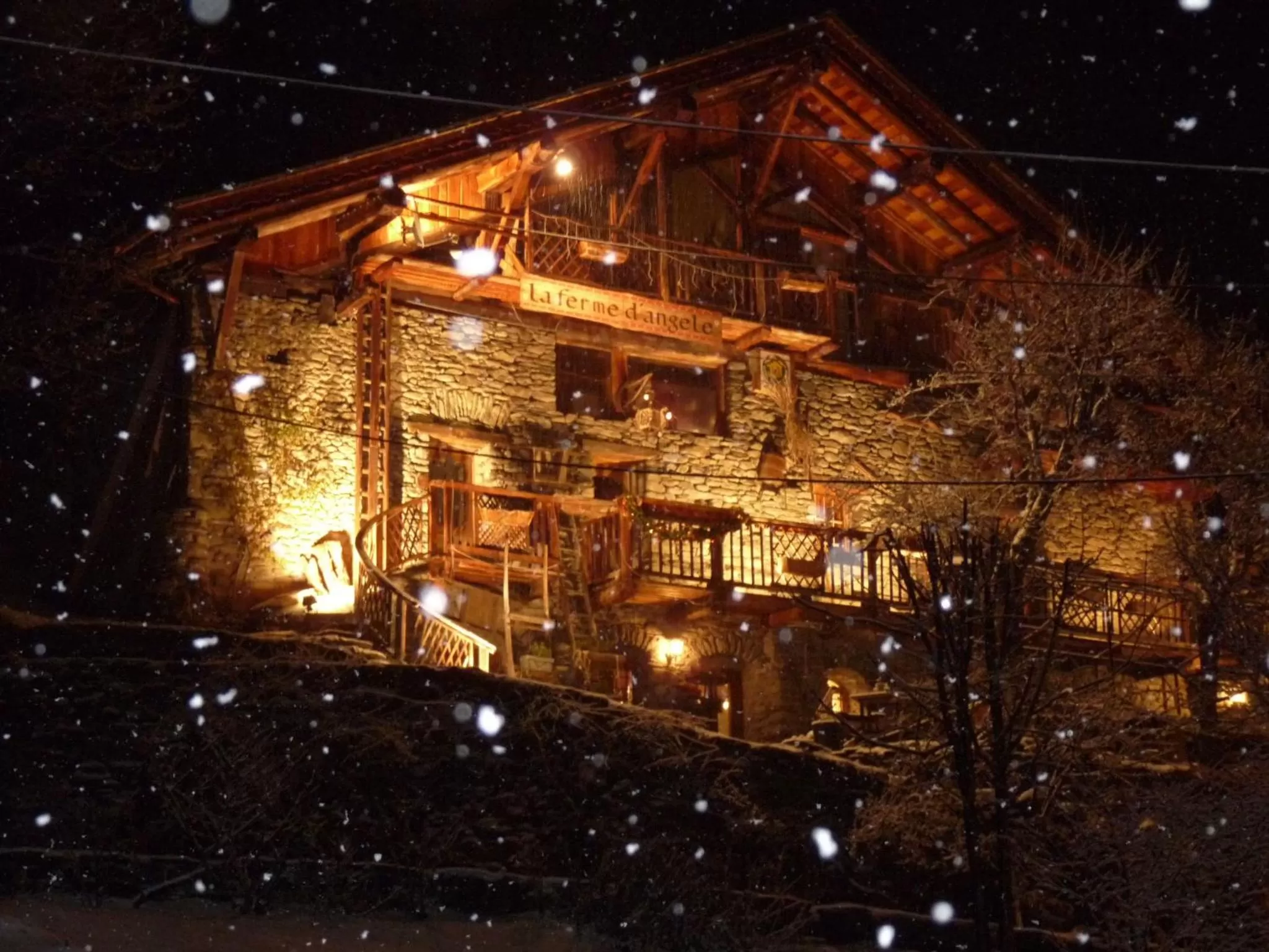 Winter in La Ferme d'Angele