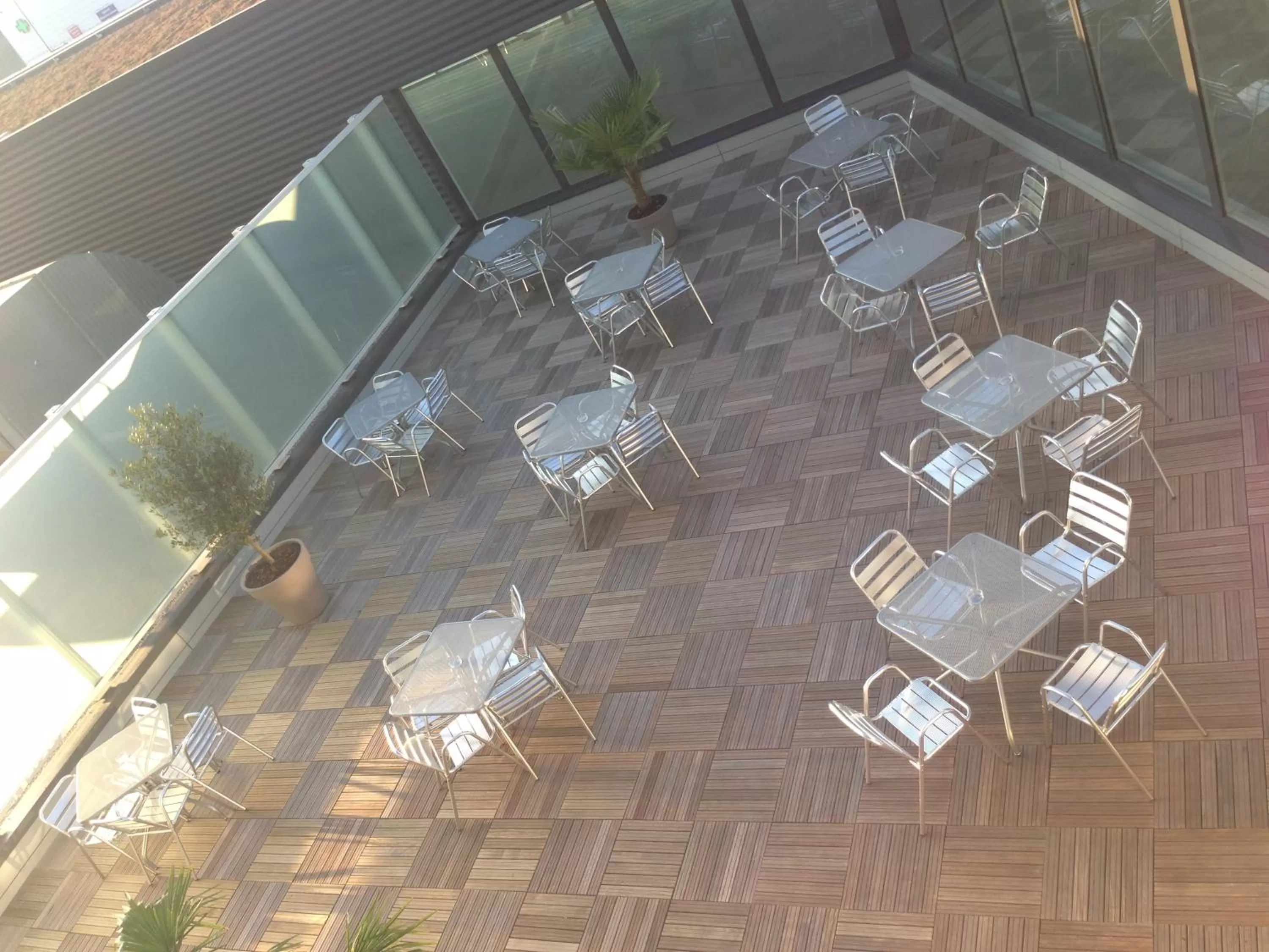 Balcony/Terrace in B&B HOTEL Lyon Sud États-Unis