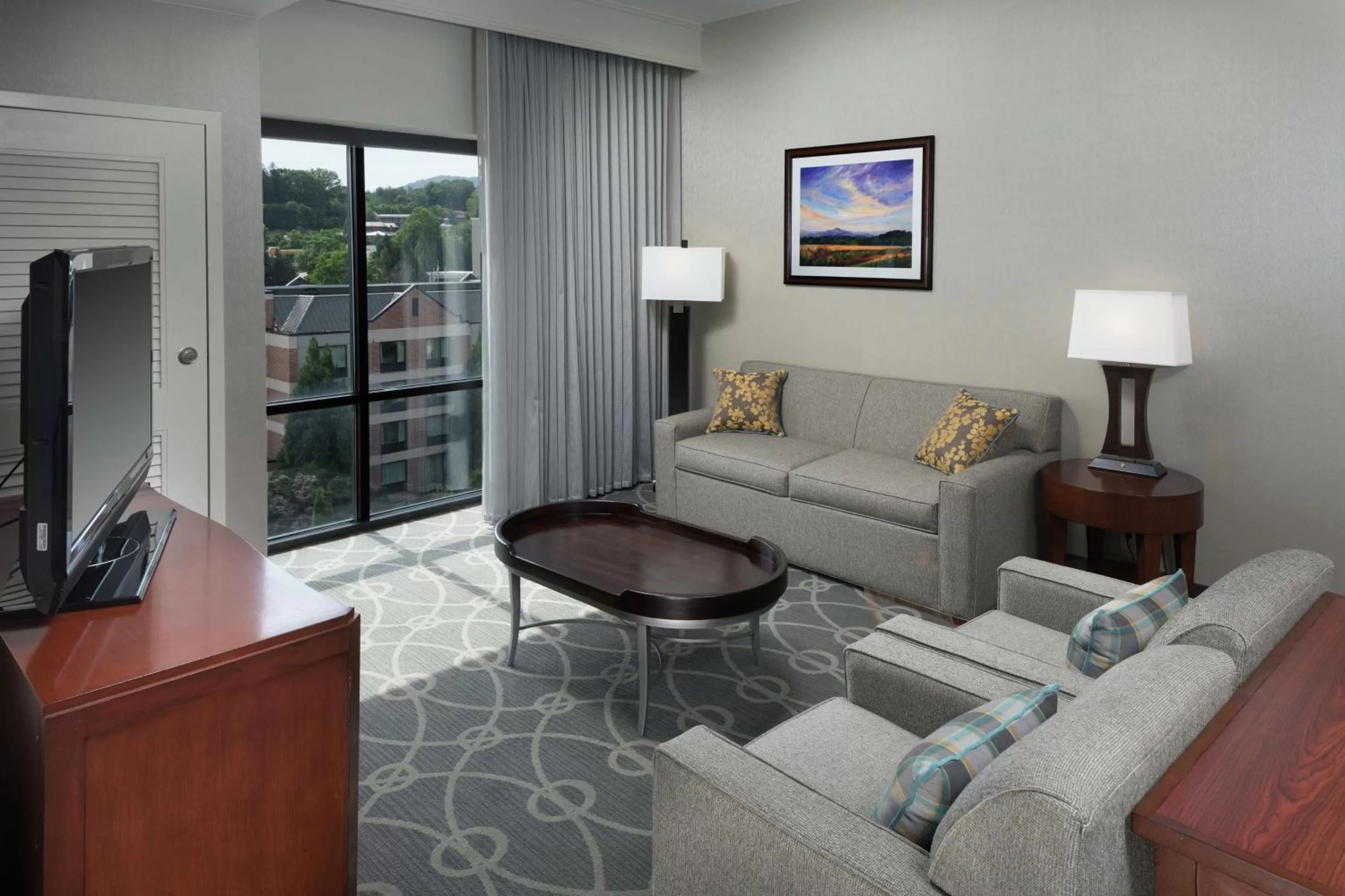 Living room in DoubleTree by Hilton Biltmore/Asheville