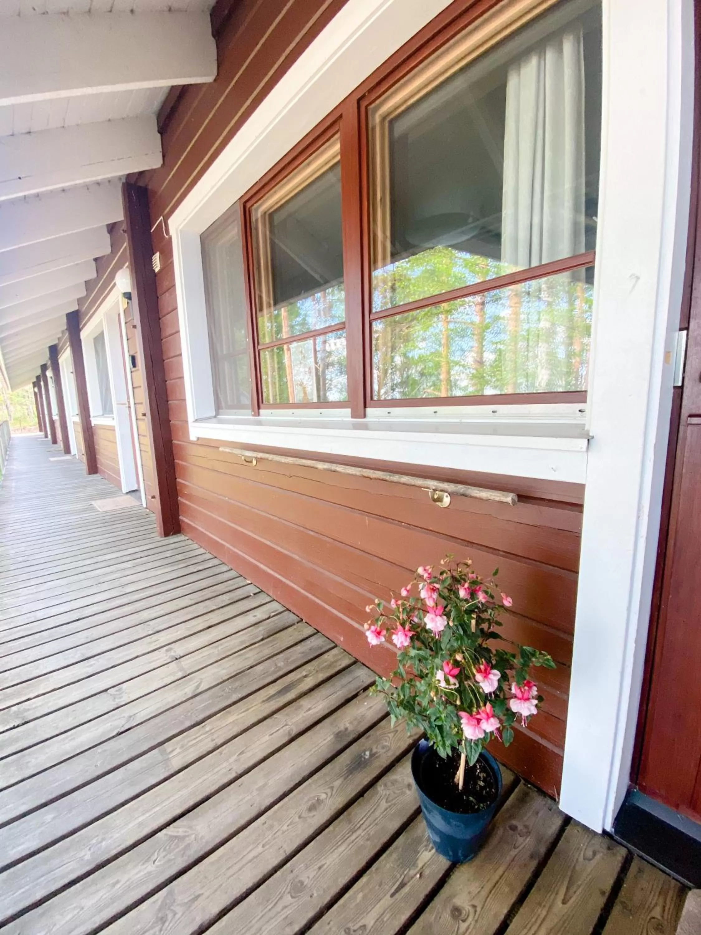 Facade/entrance in Hotelli Hirsiranta