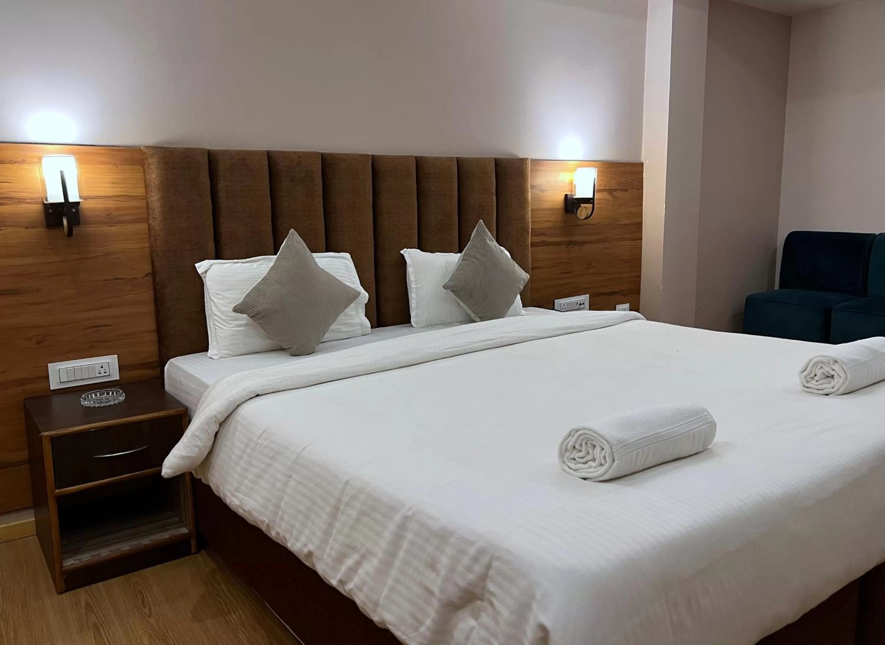 Bed in The Phoenix Residency