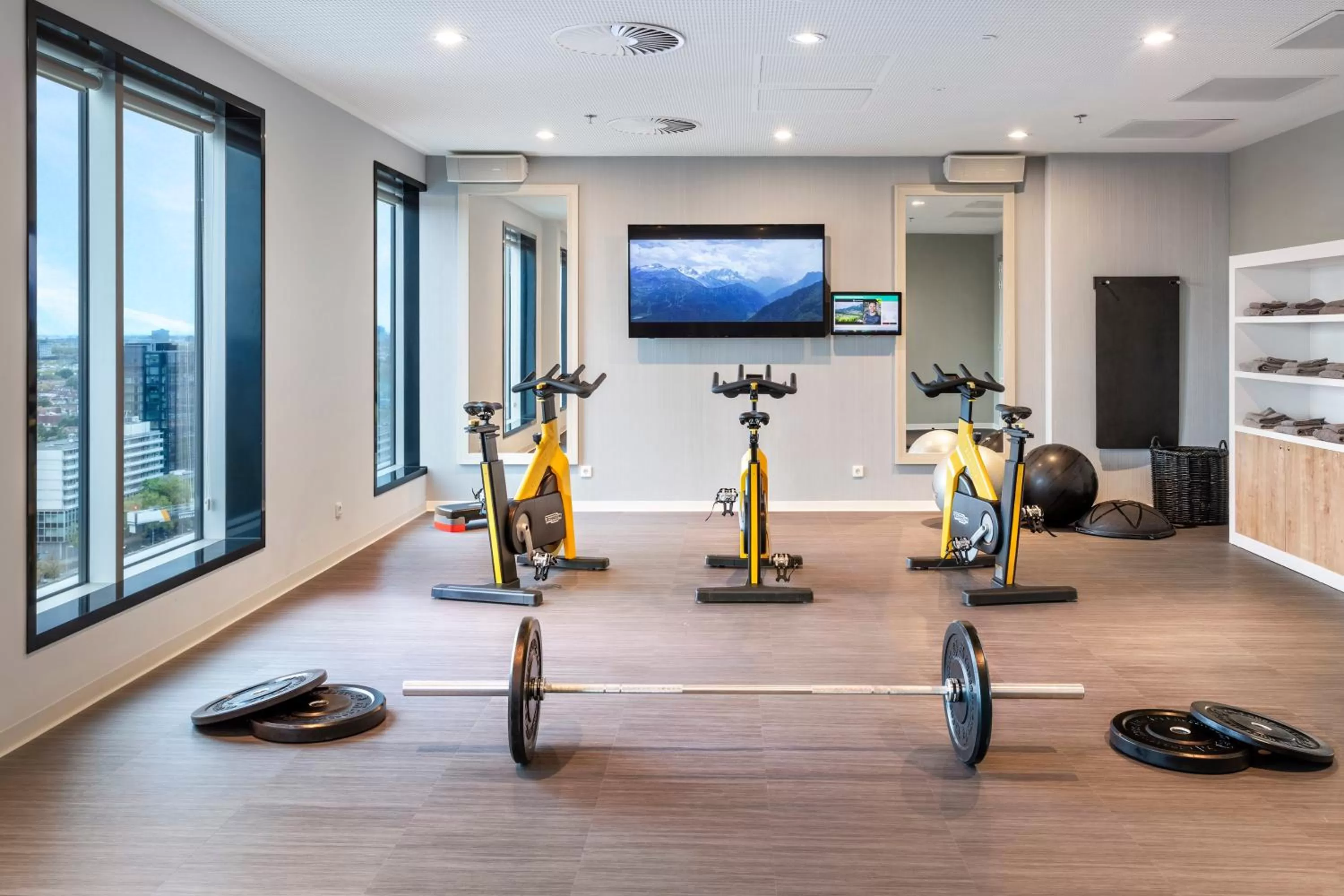 Fitness centre/facilities in INNSiDE by Meliá Amsterdam