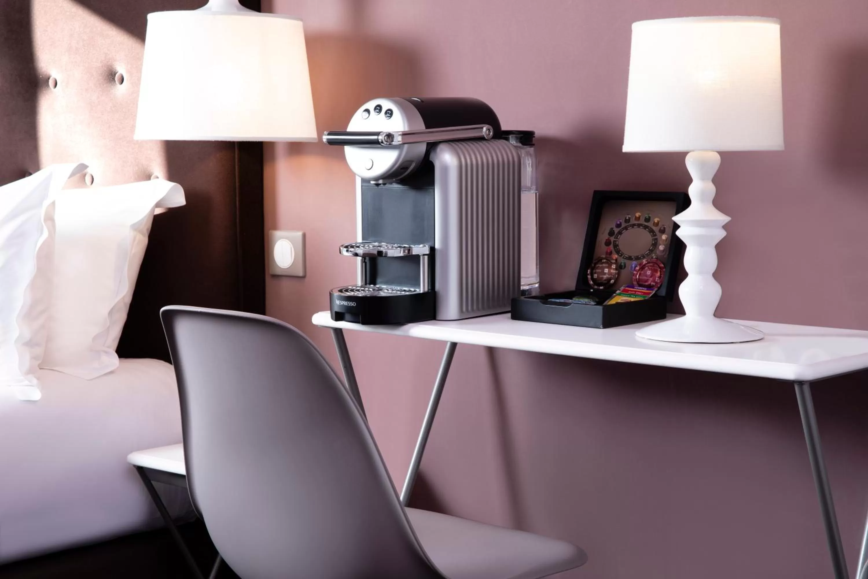 Decorative detail in Hôtel Marais Hôme