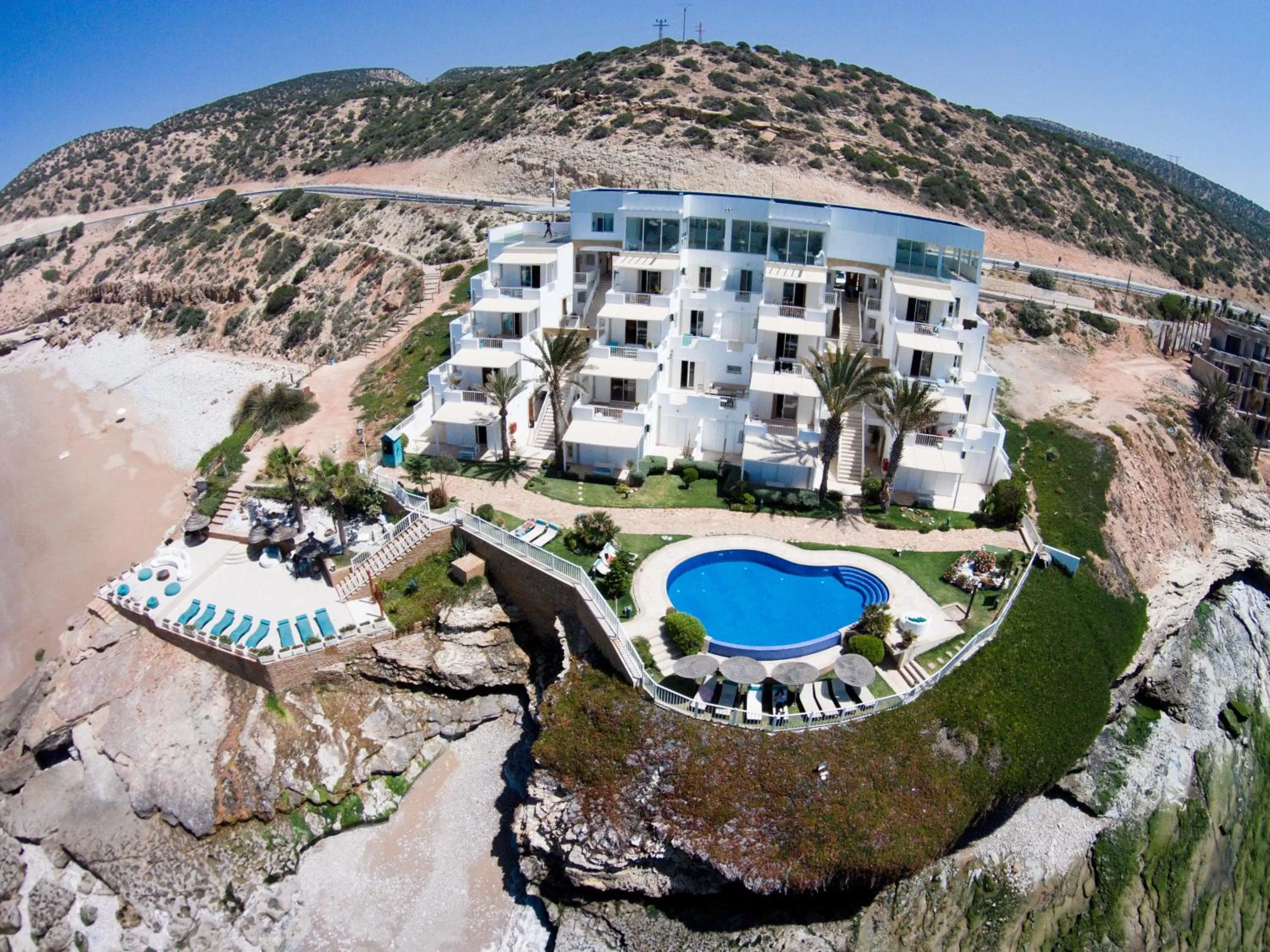 Bird's eye view in Appart-hotel La Source