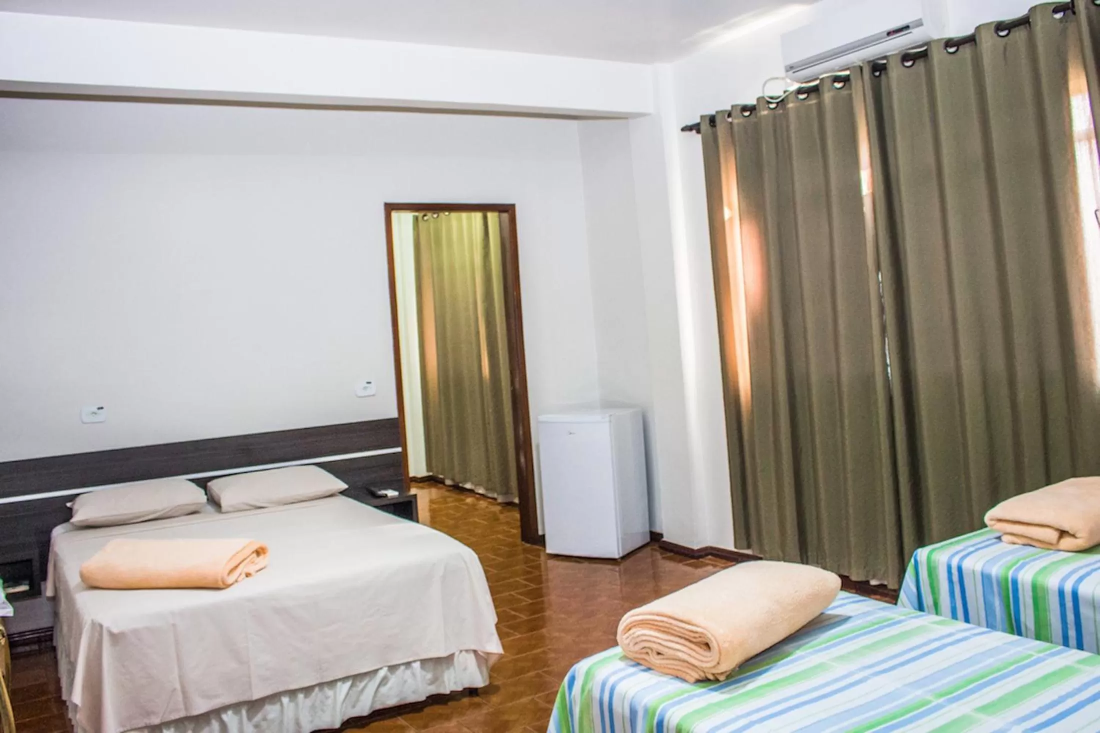 Bed in Hotel Paradizzo