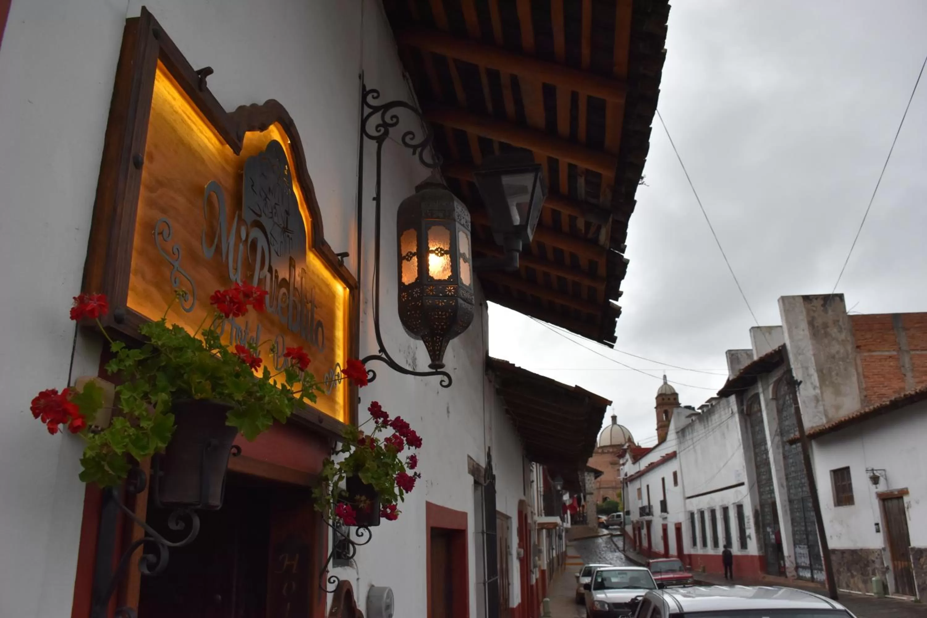 Facade/entrance in Hotel Mi Pueblito Tapalpa