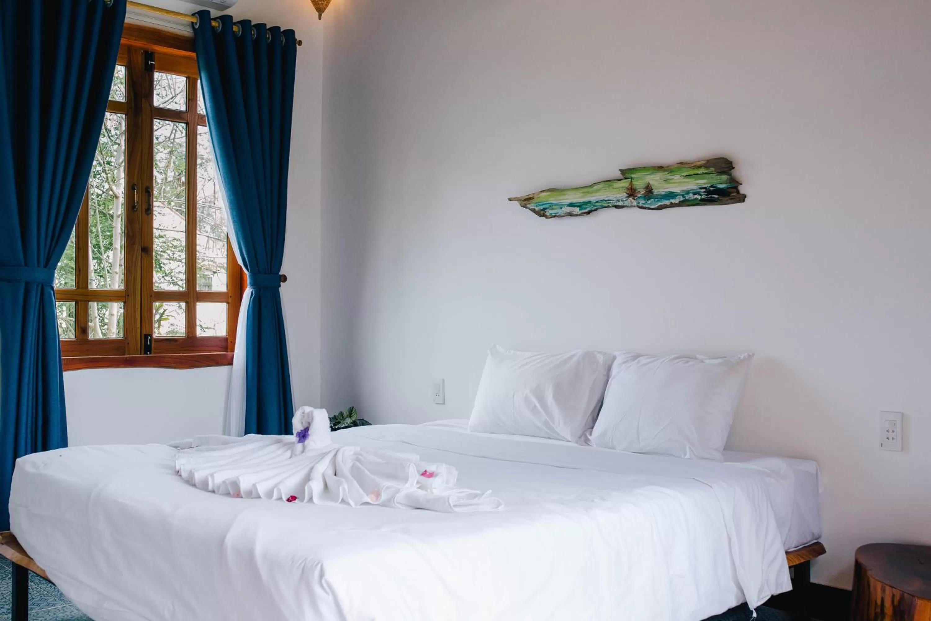 Bed in La Belle Anbang Homestay
