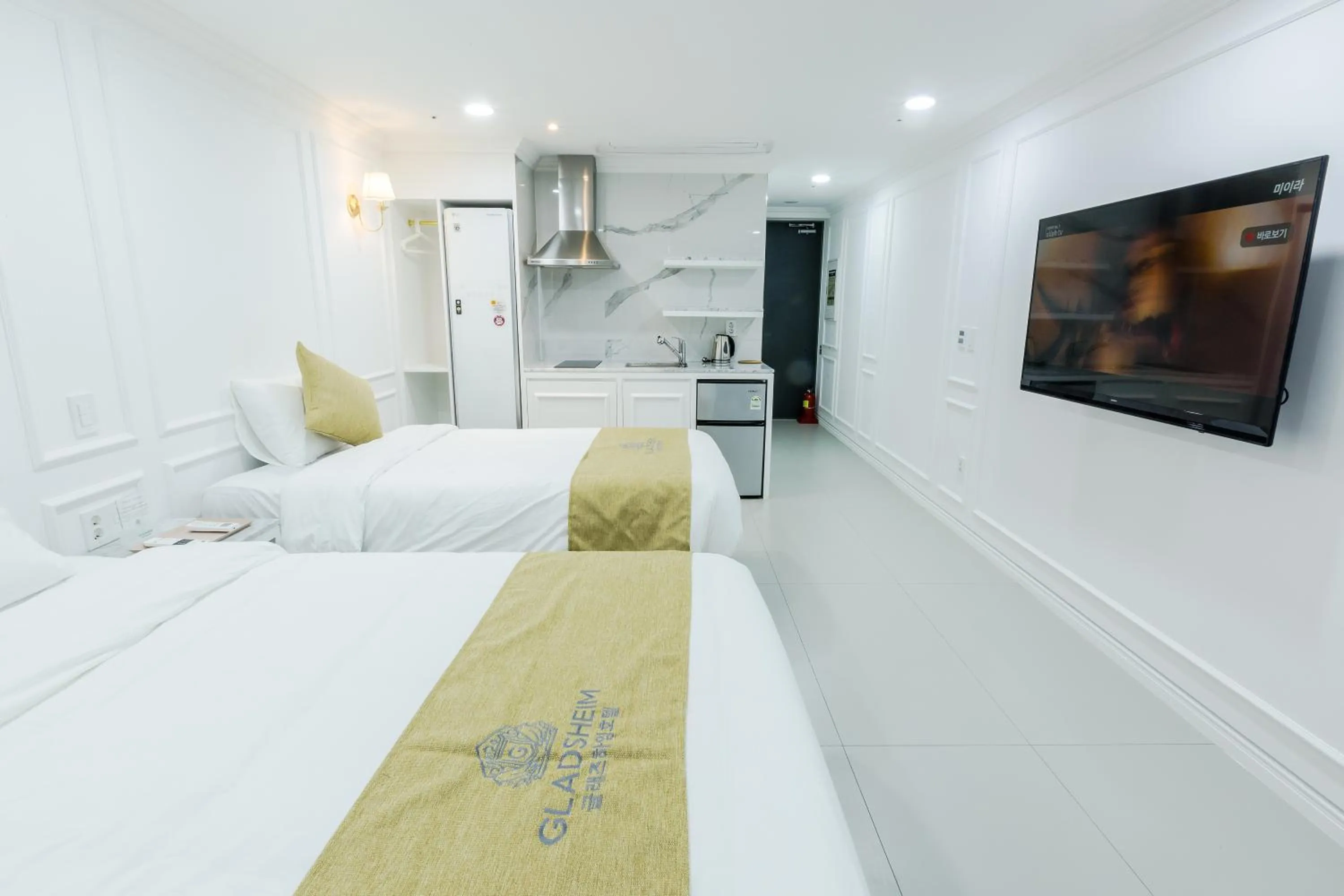 Bed in Gladsheim Hotel