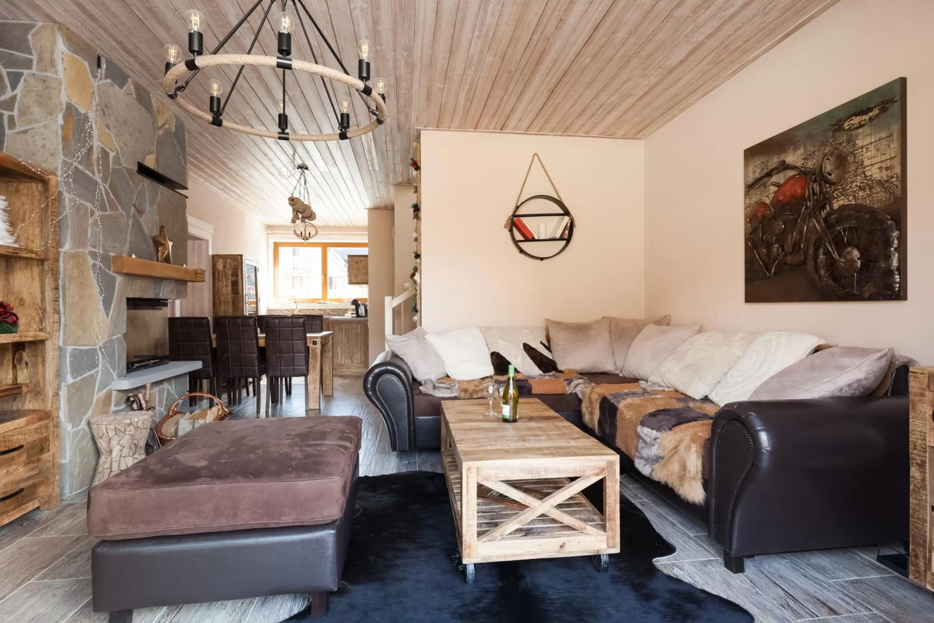 Living room in Chalets CEDER 1