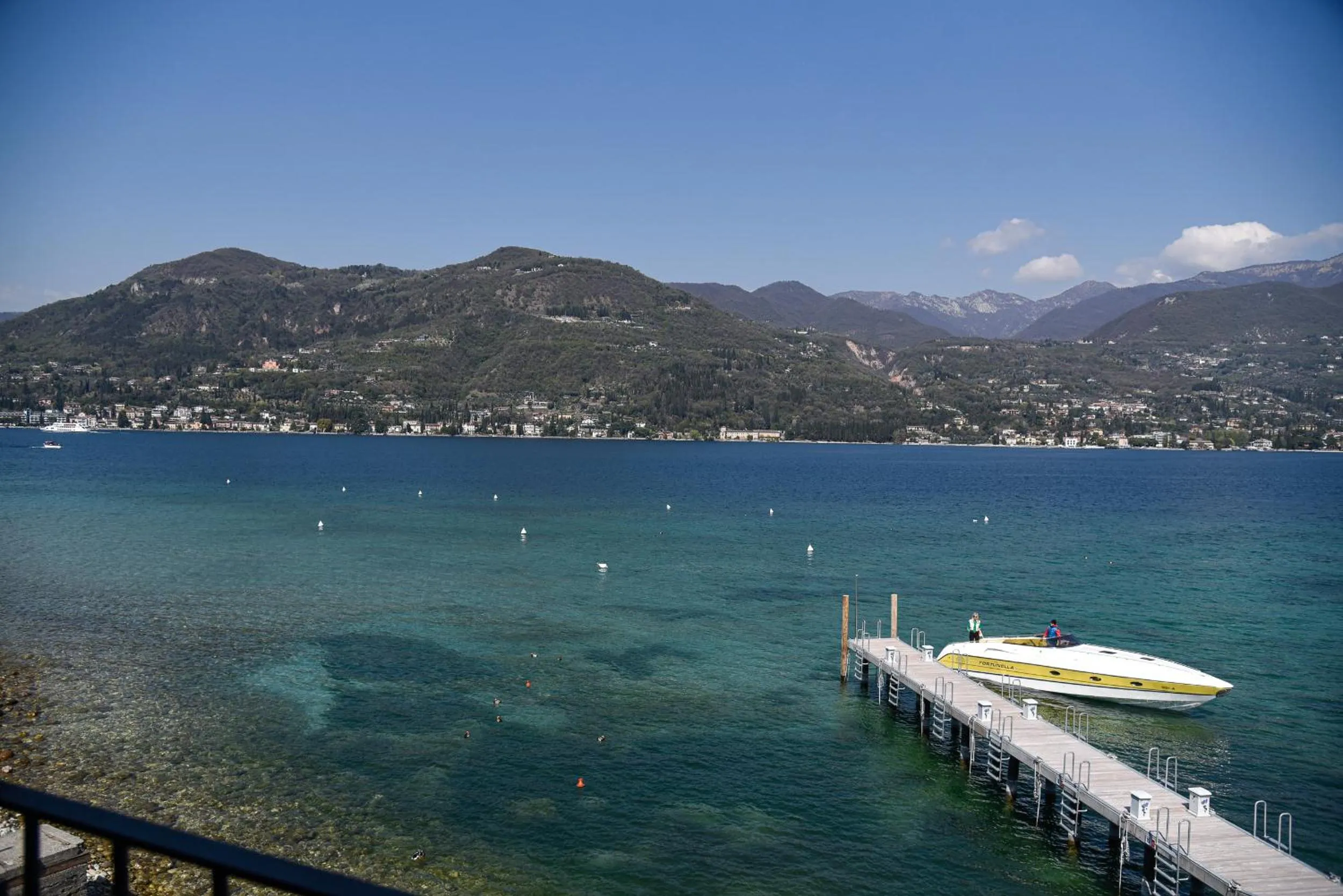 View (from property/room) in Bella Hotel & Restaurant with private dock for mooring boats