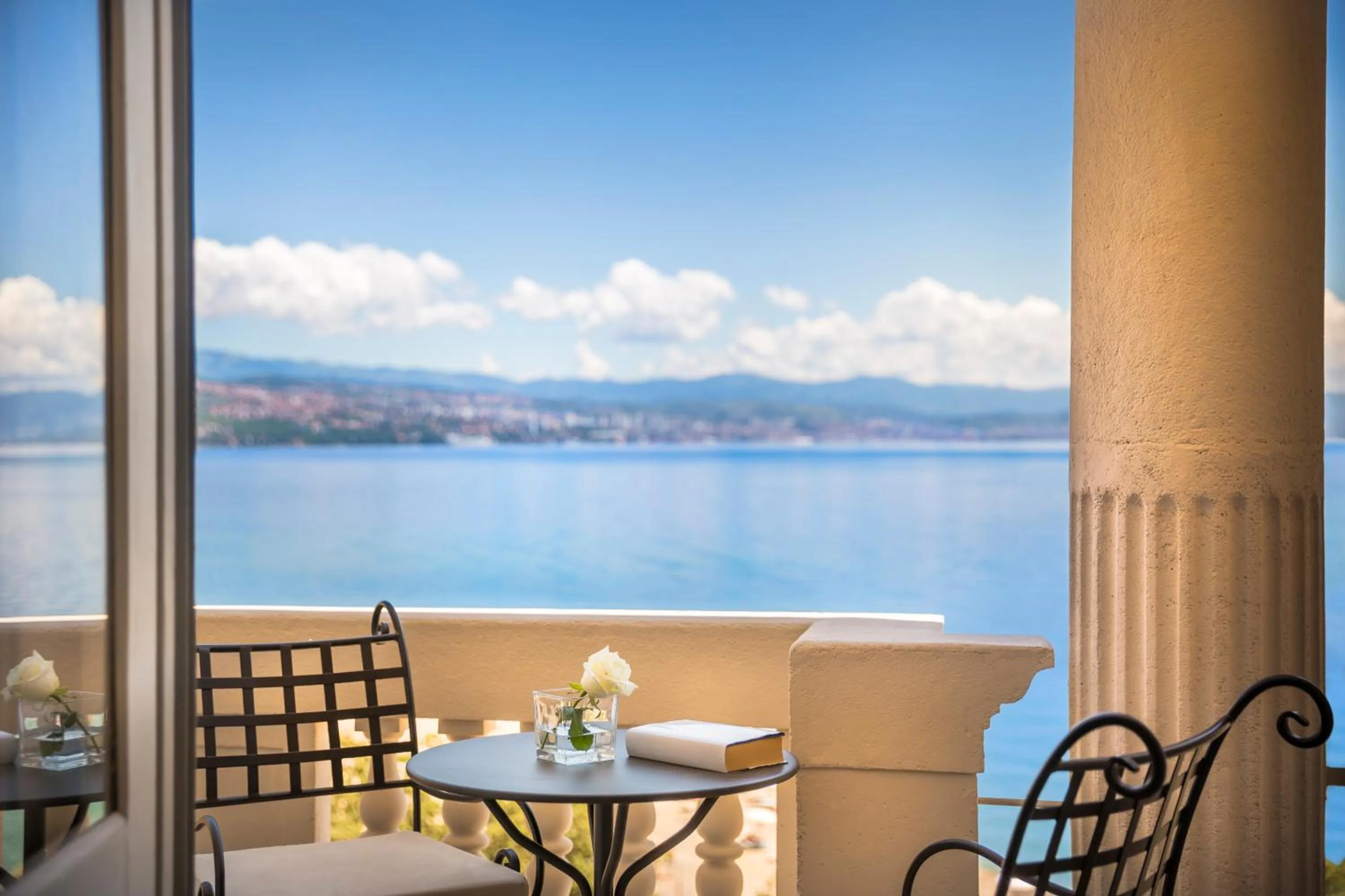 Balcony/Terrace in Hotel Bellevue - by Liburnia Hotels & Villas