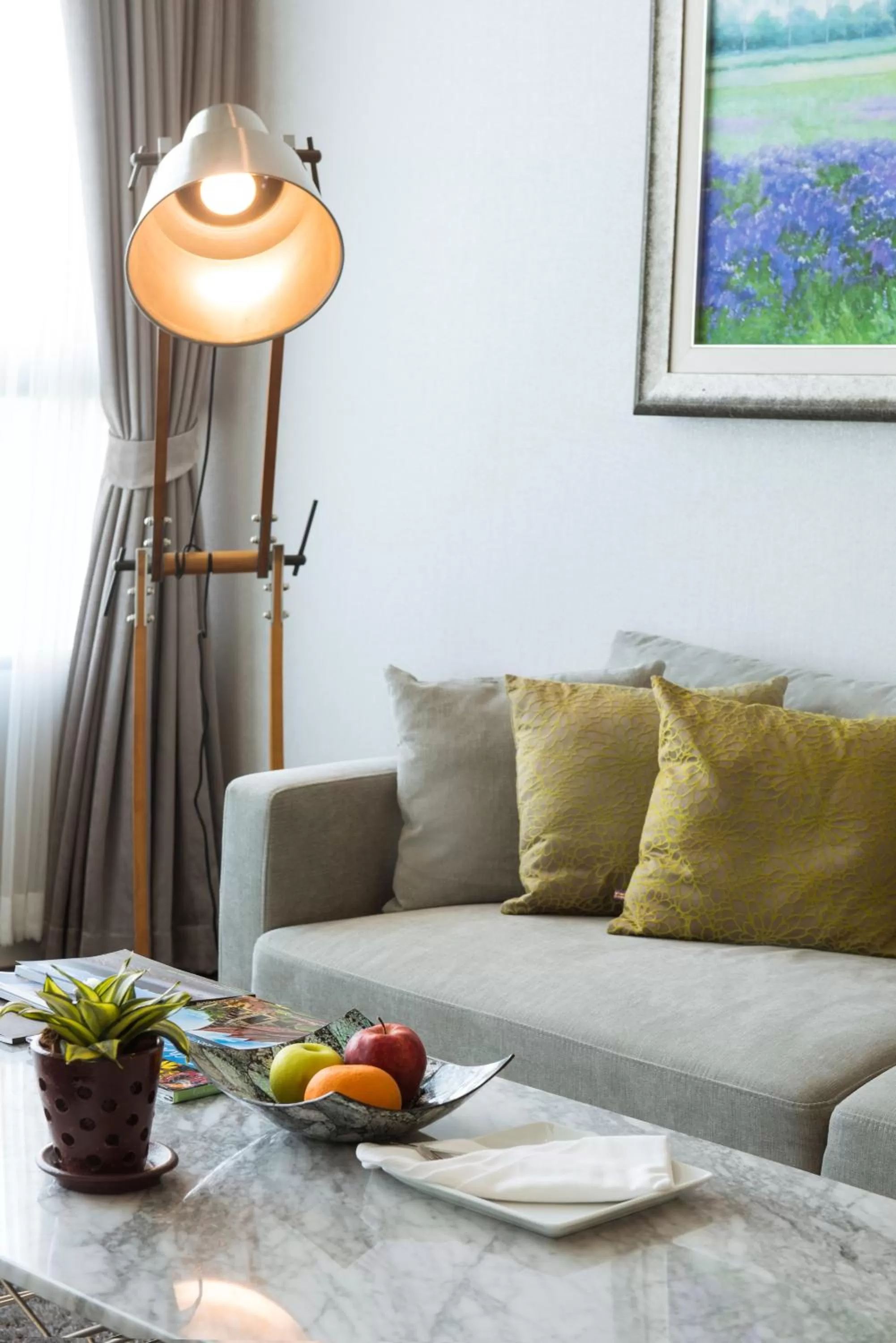 Living room in North Hill City Resort