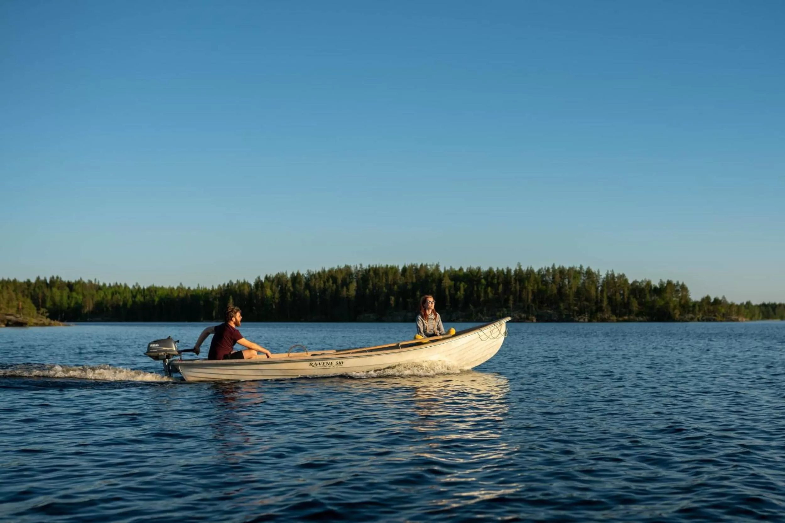 Natural landscape in Olo Center by Kolovesi National Park