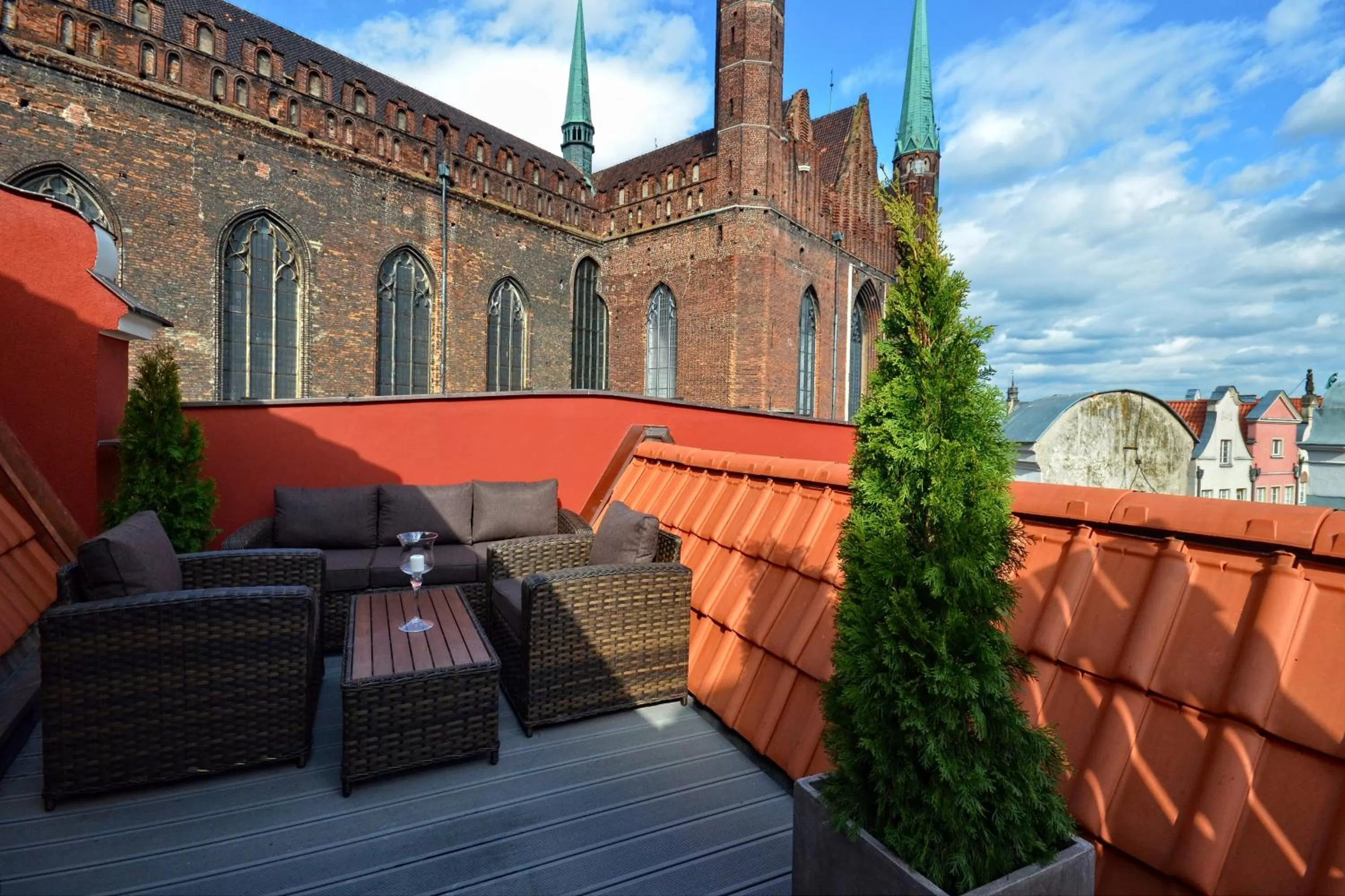 Balcony/Terrace in Stay inn Hotel Gdańsk