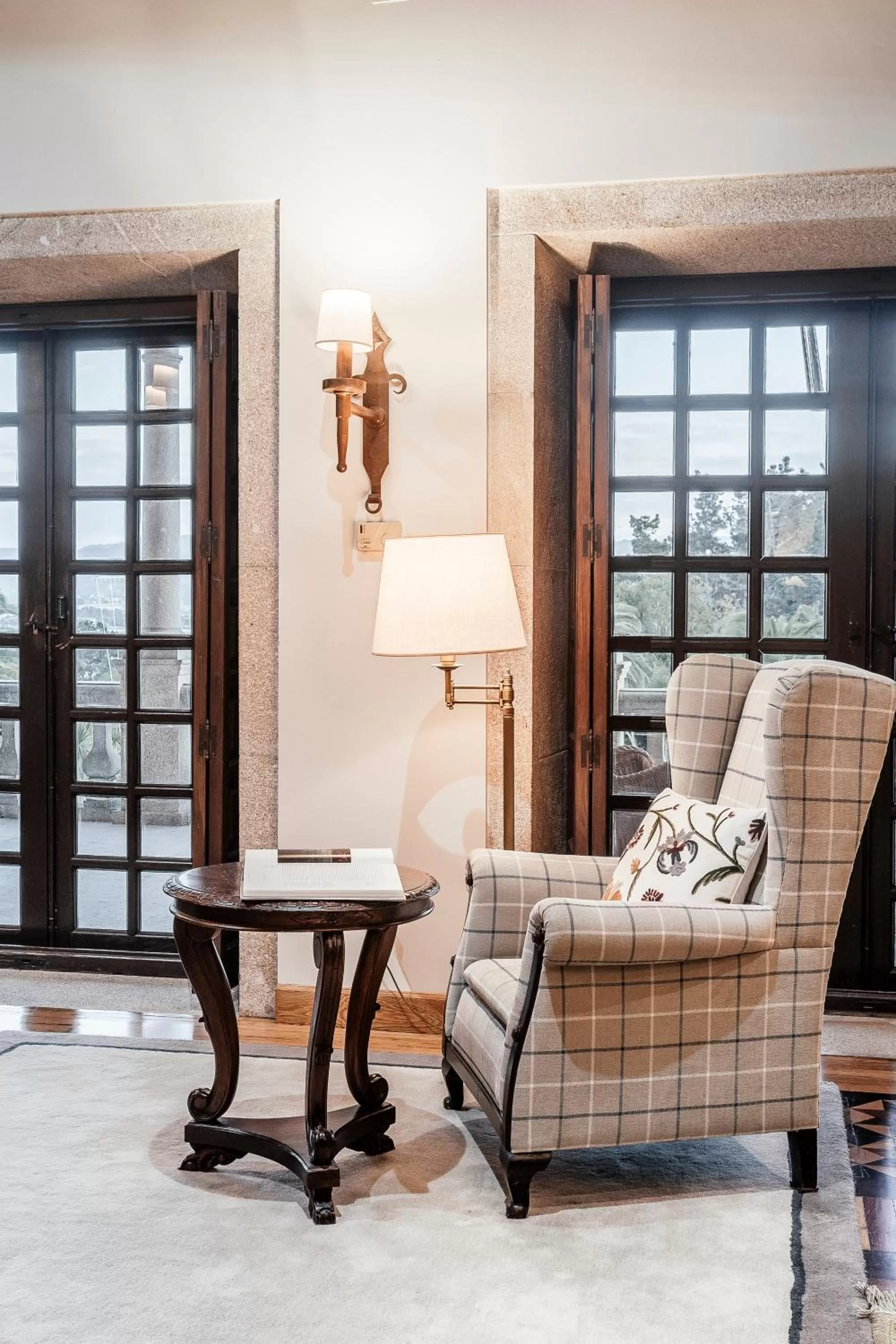 Communal lounge/ TV room in Parador de Baiona