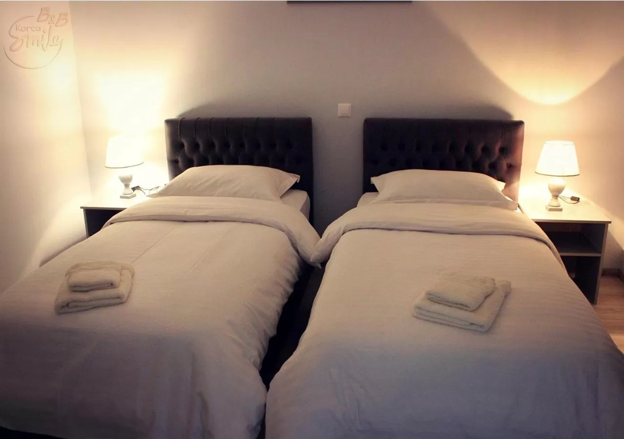 Photo of the whole room, Bed in KorcaSmileHotel