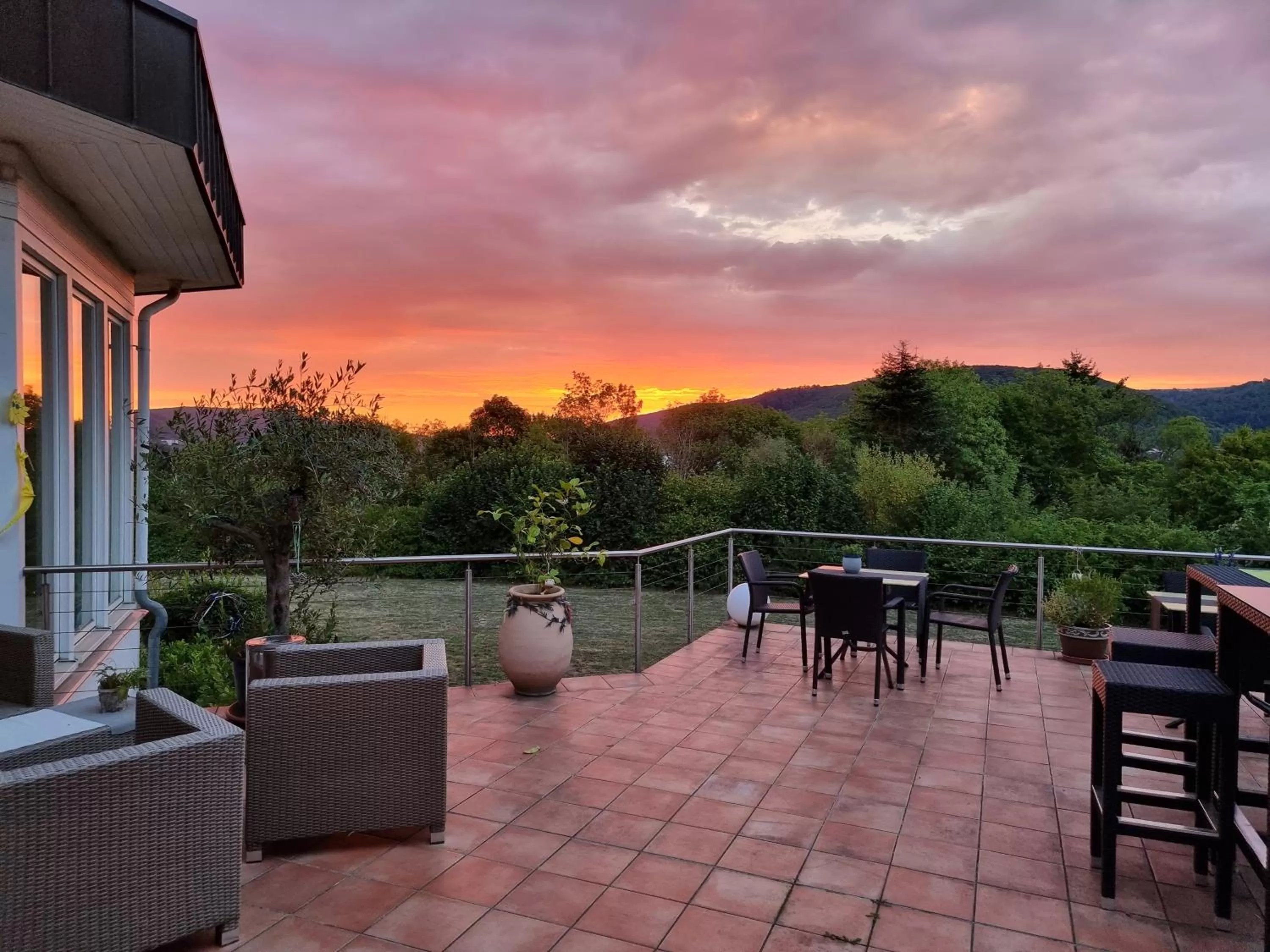 Property building, Sunrise/Sunset in Sonnenhof