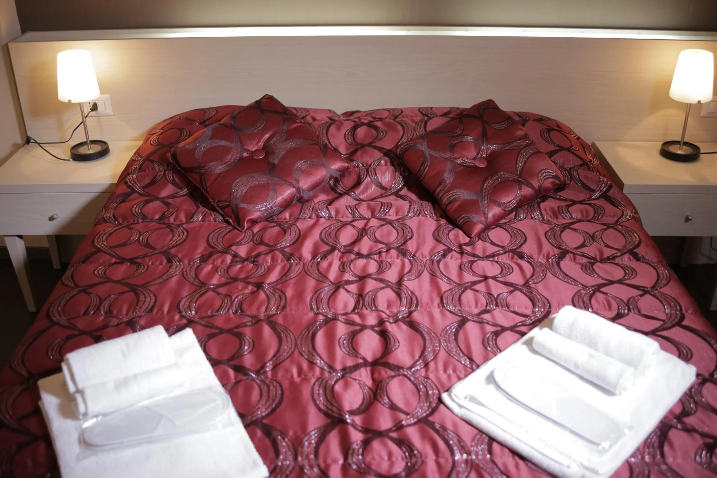 Decorative detail, Bed in Rome Vatican Suite