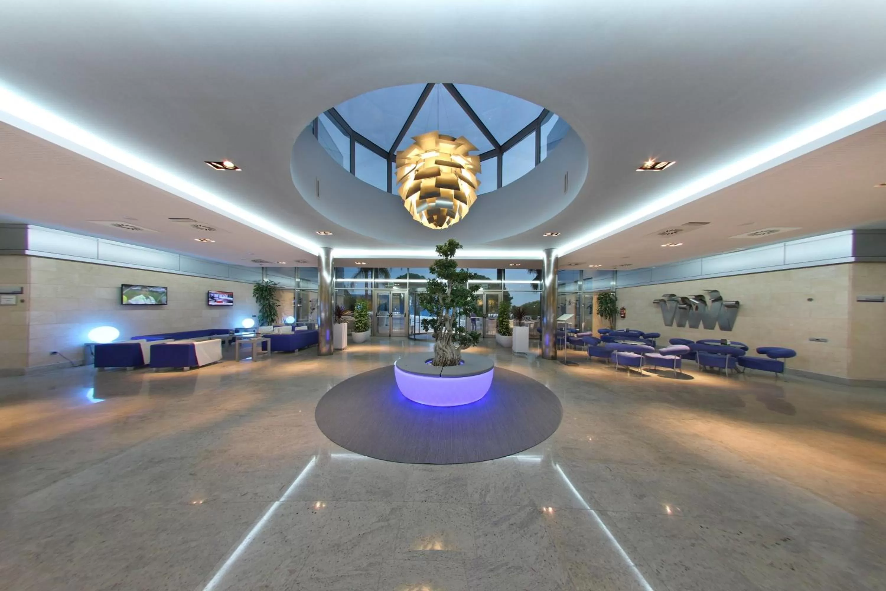 Lobby or reception in Hotel Mas Camarena