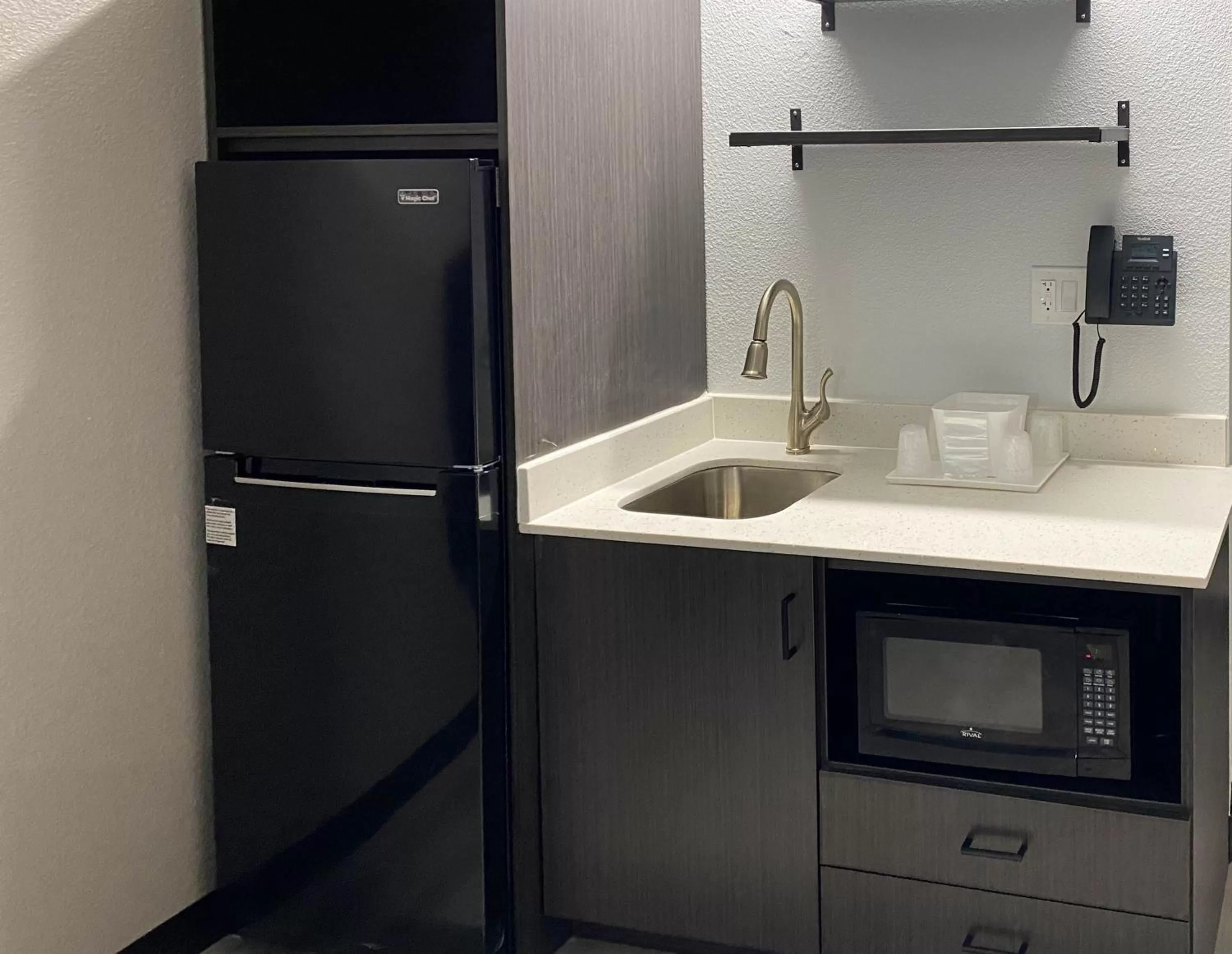 kitchen in Studio 6 Rosenberg TX