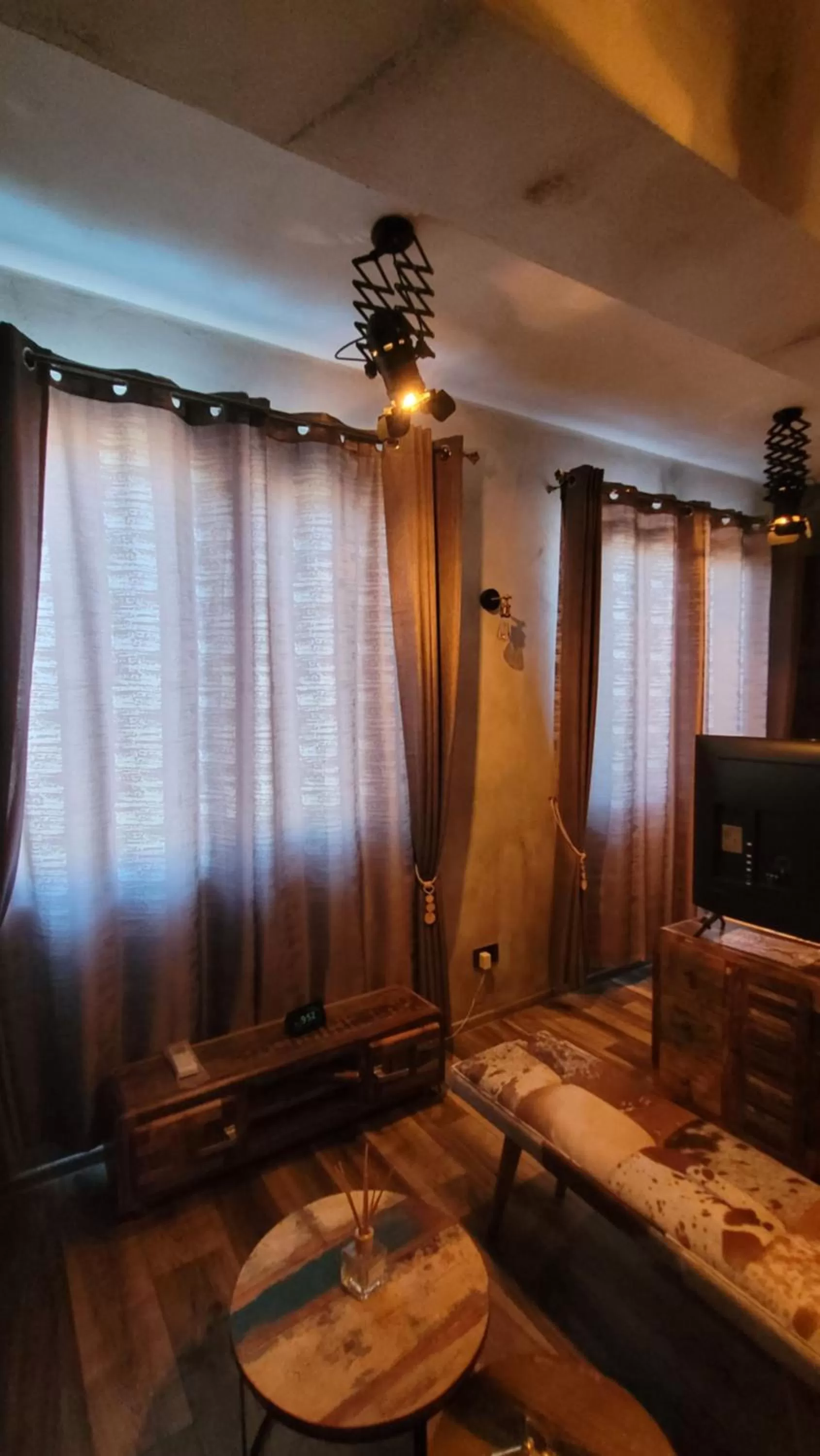 Decorative detail, TV/Entertainment Center in Terrace Suites Iasi