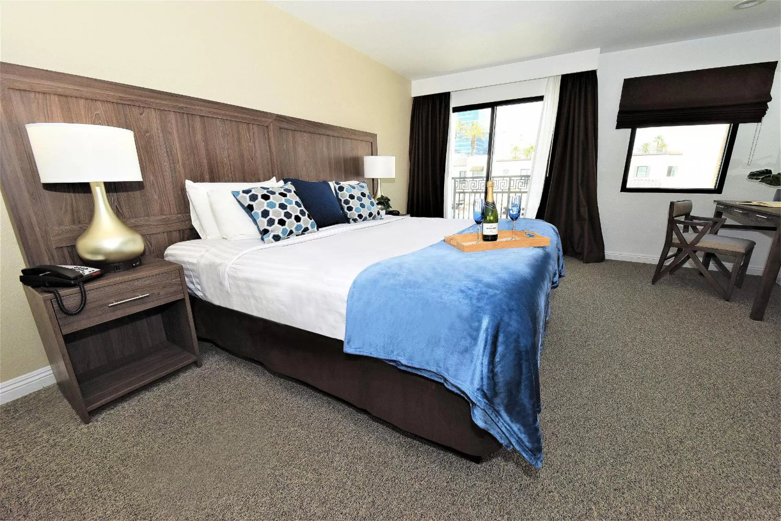 Bedroom, Bed in Serene Vegas Boutique Hotel Las Vegas