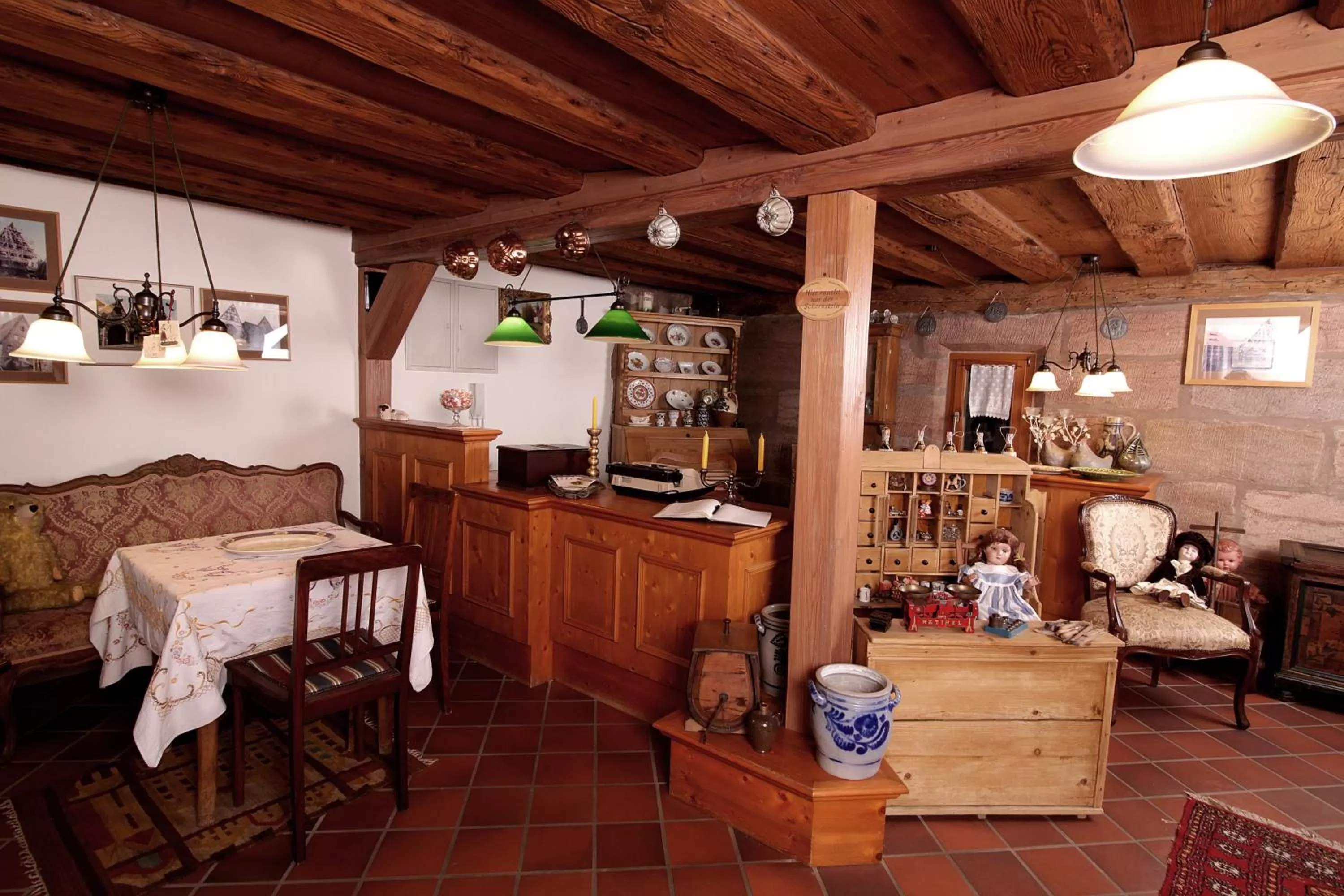 Lobby or reception in Hotel und Gasthof Ritter St. Georg