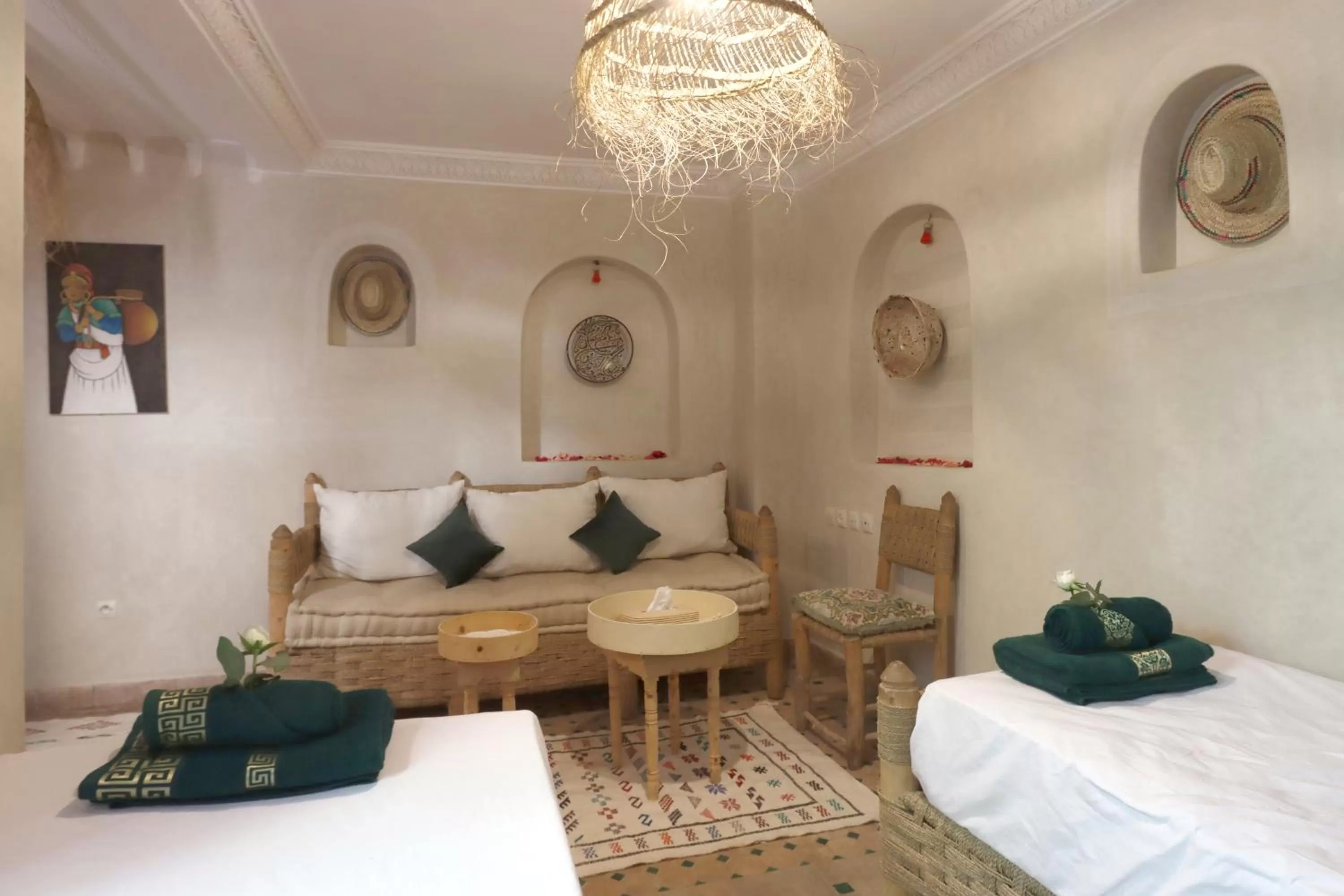 Bed in Riad Venezia